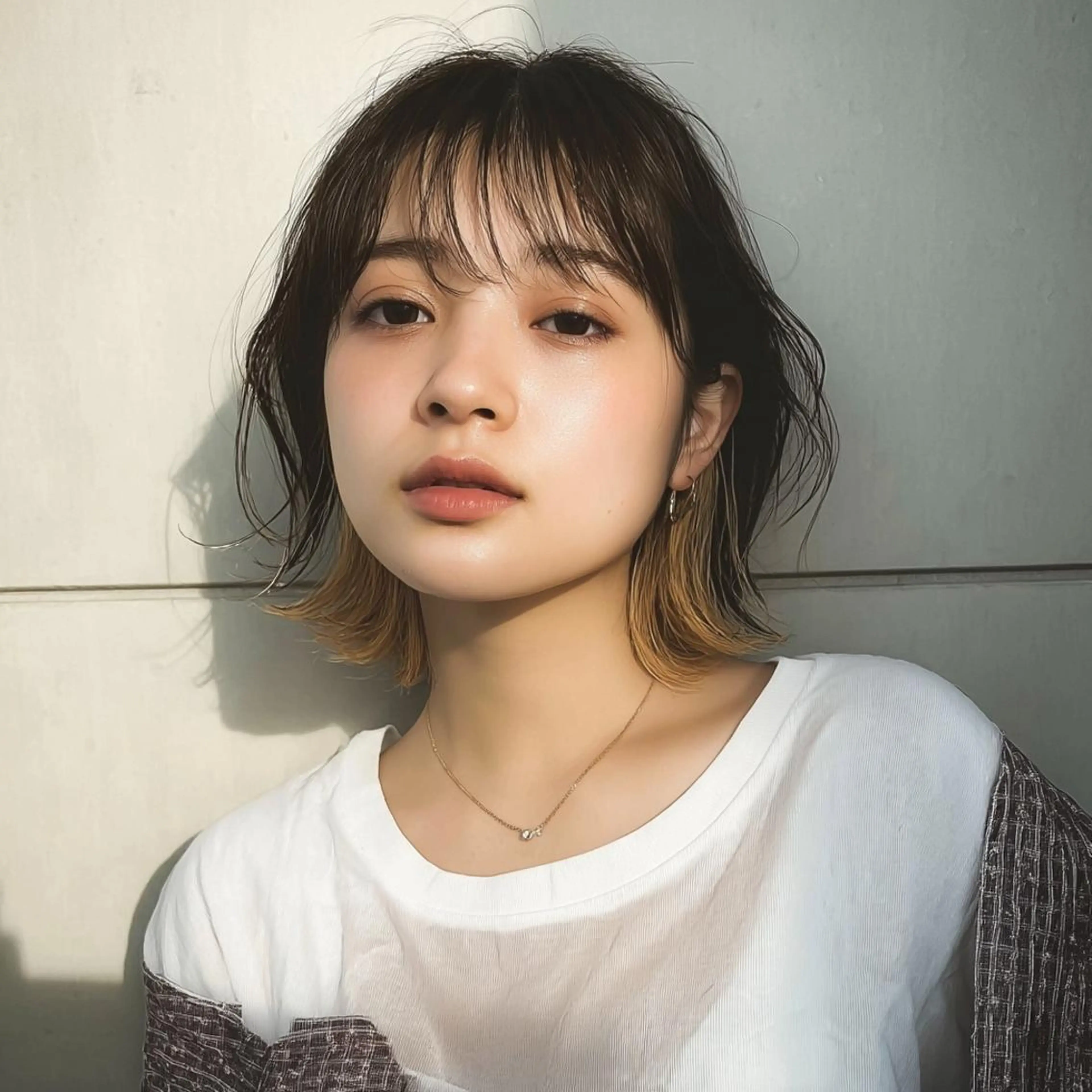 カラー 女性カット🌀 カラー⭐️大坂望心のヘアスタイル