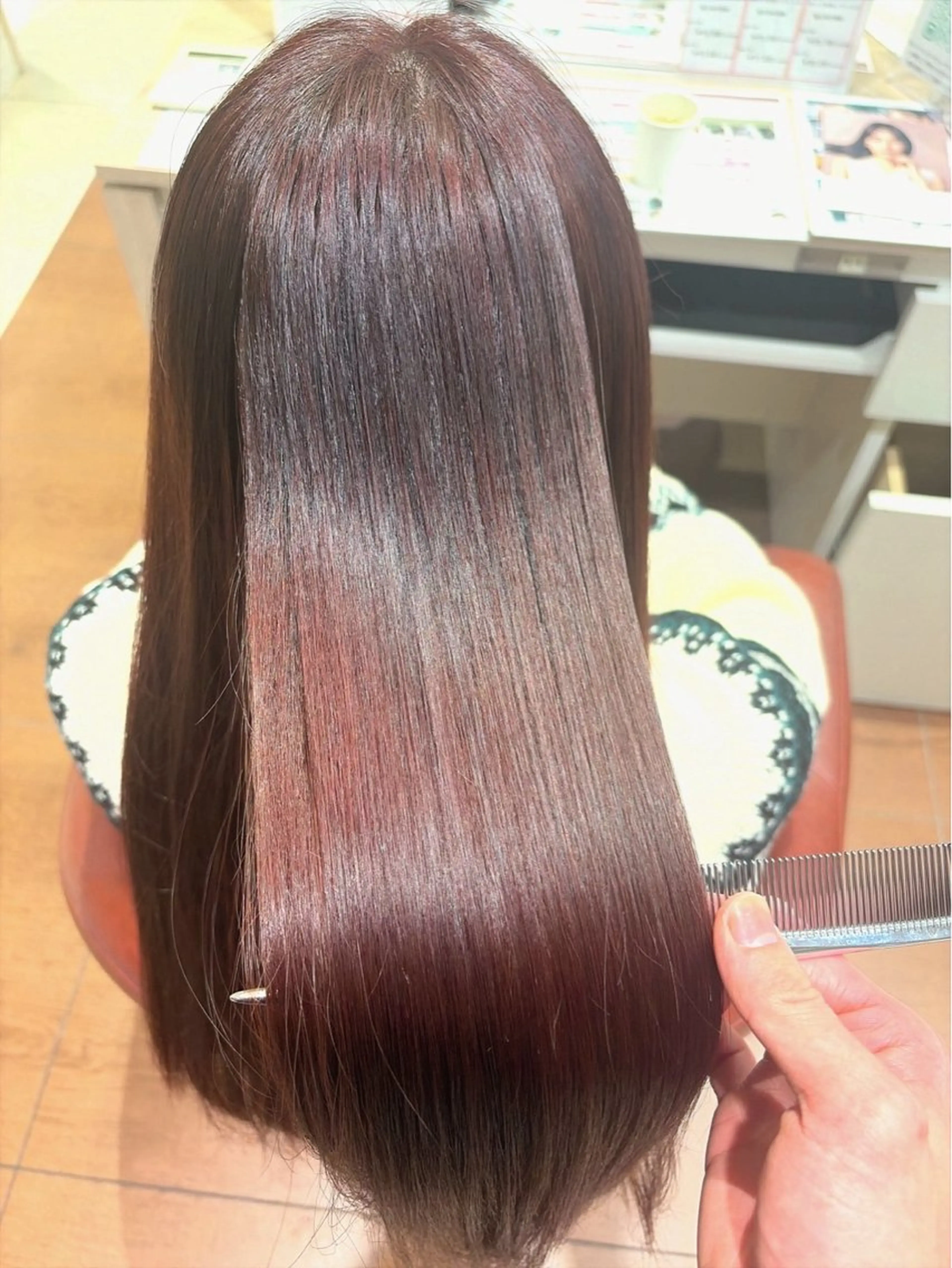 ロング カラー ヘアカラー 足立 将偉のヘアスタイル