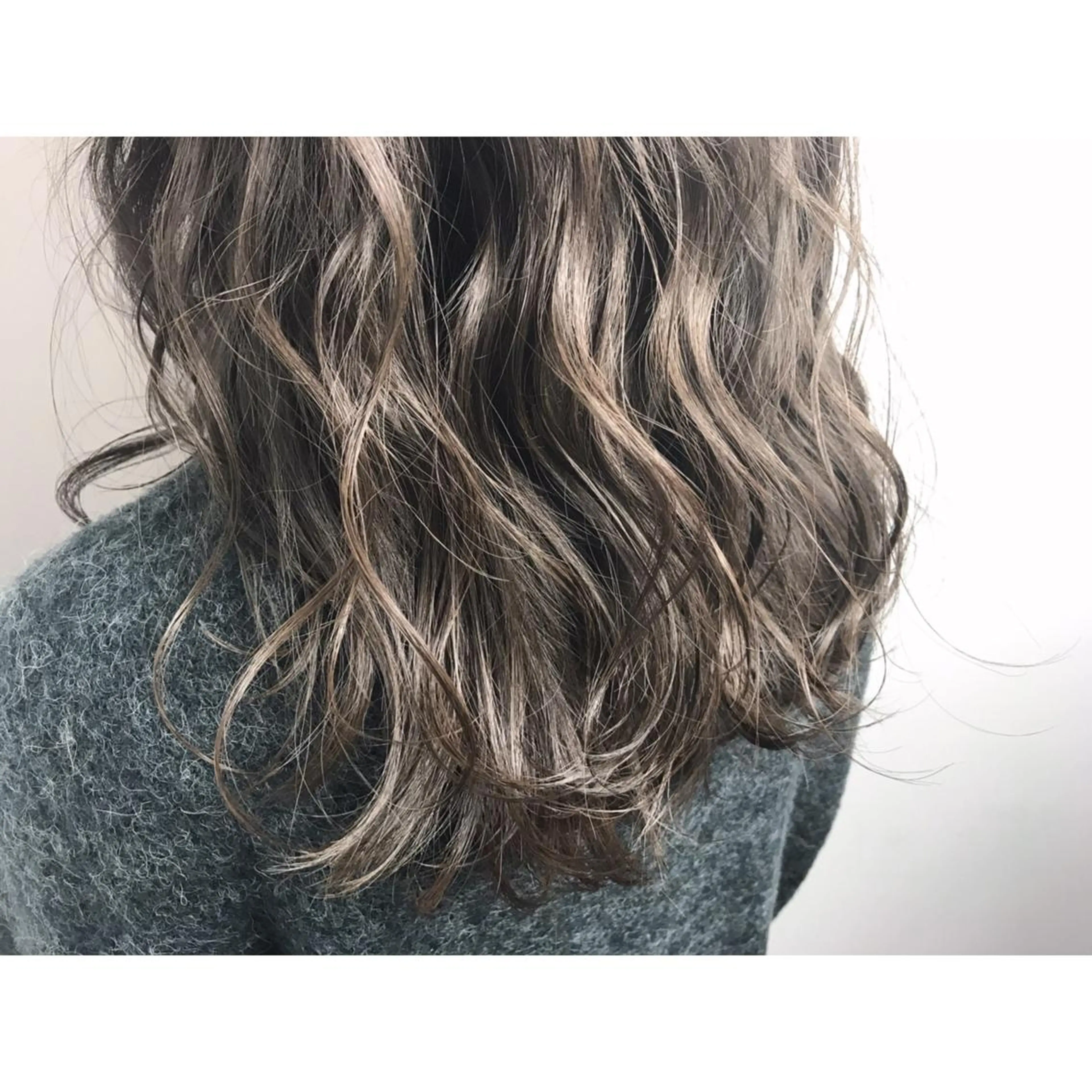 ミディアム セミロング ロング カラー パーマ ショート/レイヤー なら石井知希のヘアスタイル