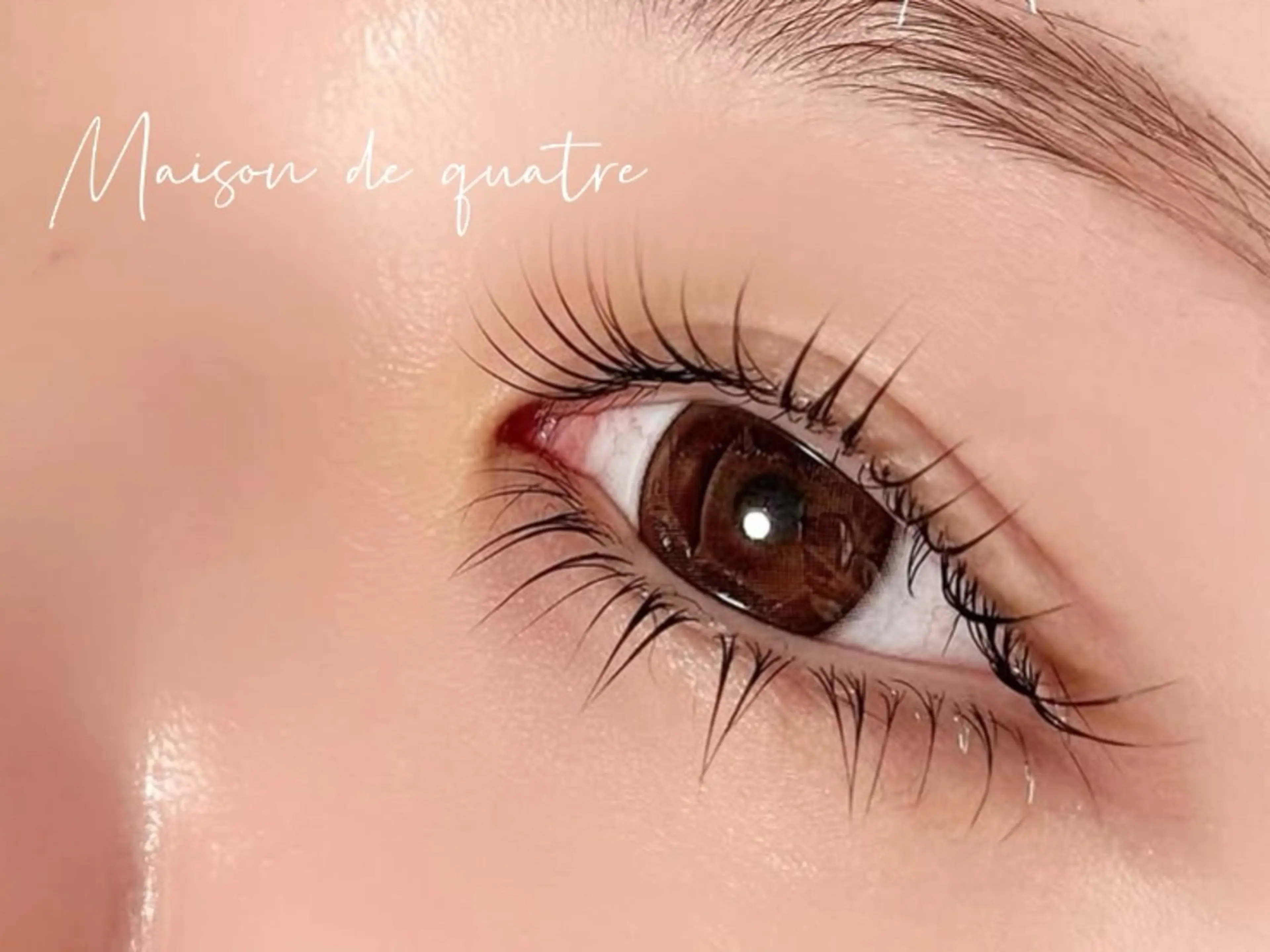 【逆さまつげにお悩みの方もお任せください】上下まつげパーマ🫖🥨の写真