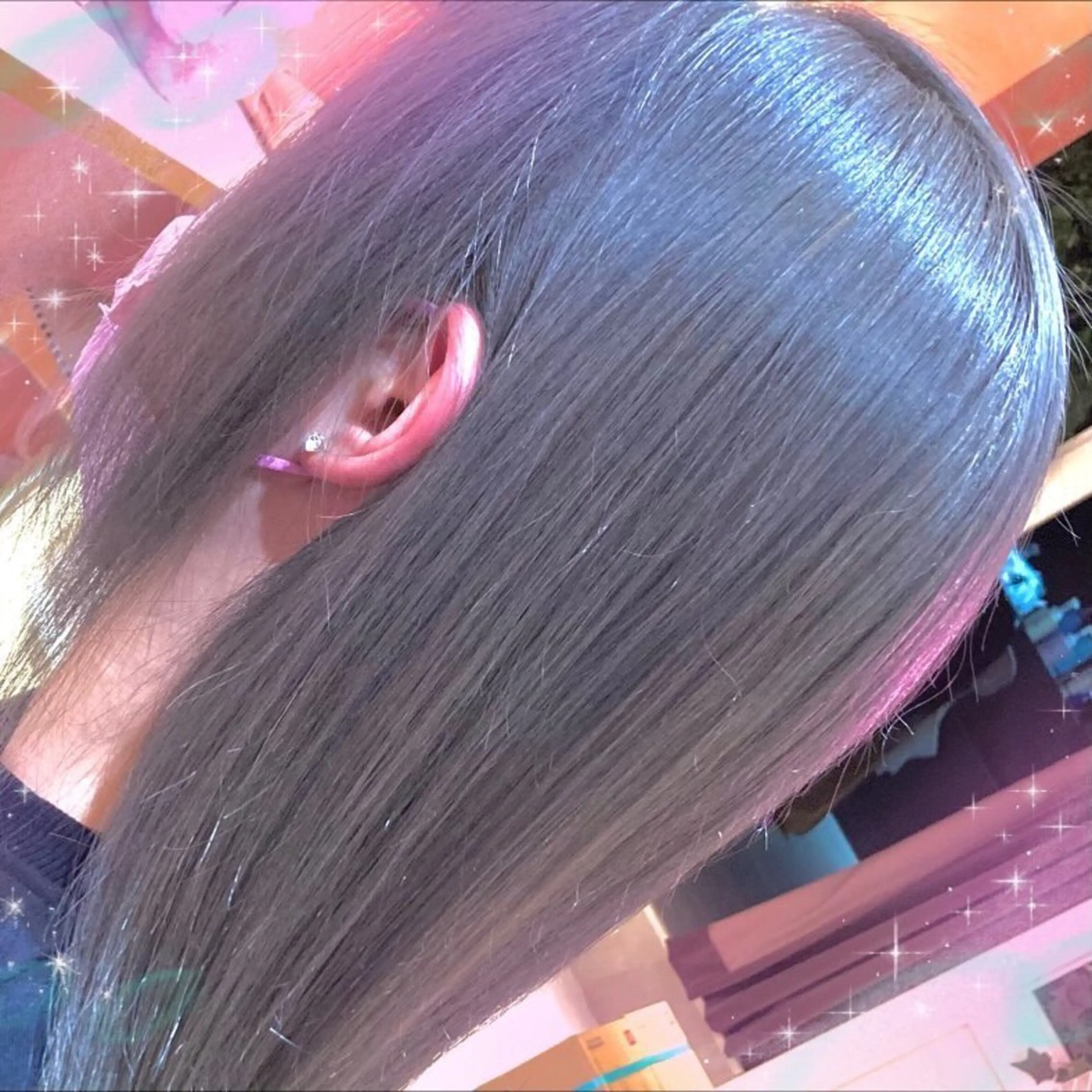 ロング カラー ビューティサロン ミルクのヘアスタイル
