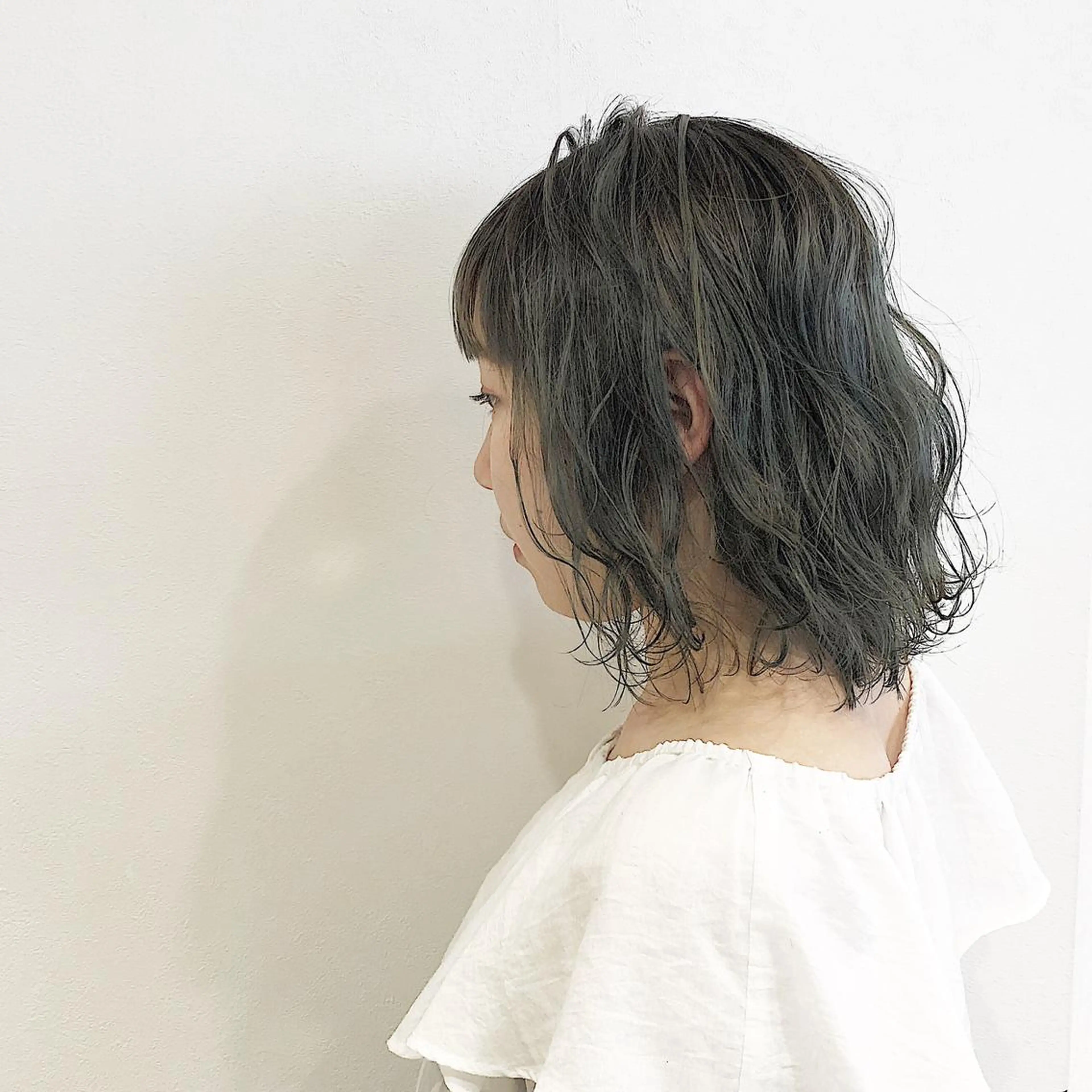 ミディアム カラー カラーモデル募集中 美容室ハピスのヘアスタイル