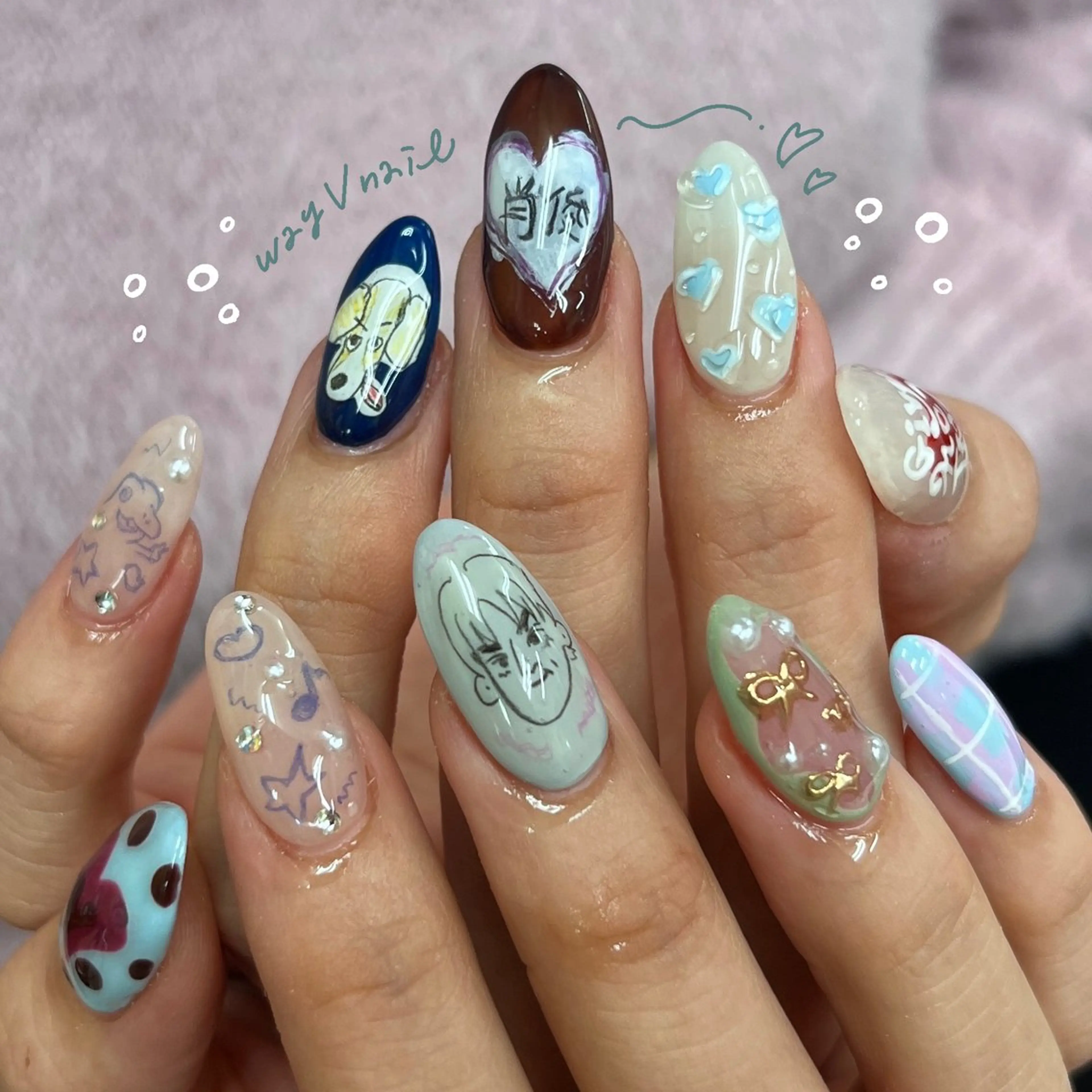 ネイル ハンドネイル niconail 🧣ayu 📍烏山のネイルデザイン