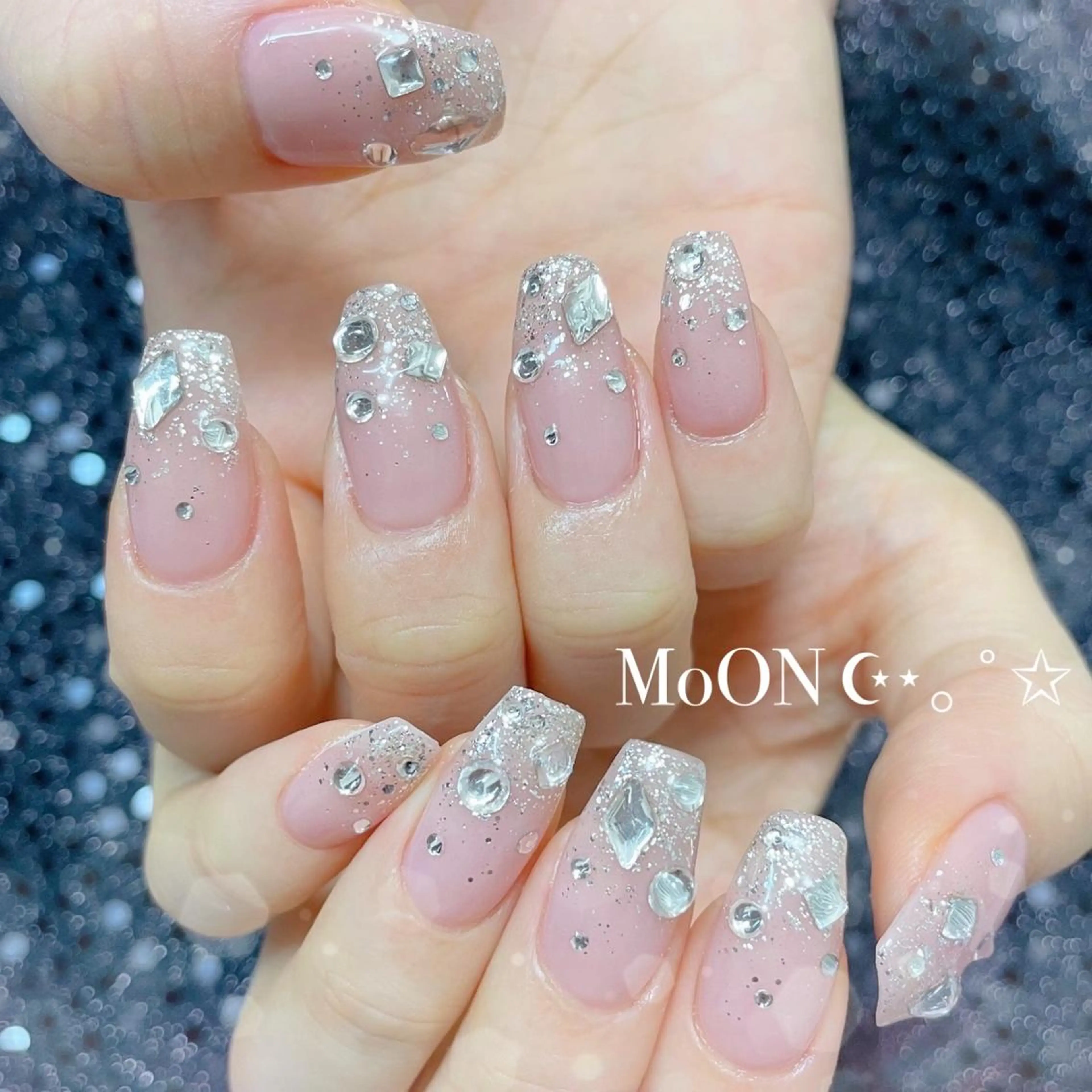 ネイル ハンドネイル ハンドケア MoON...❤︎ MeGuのネイルデザイン