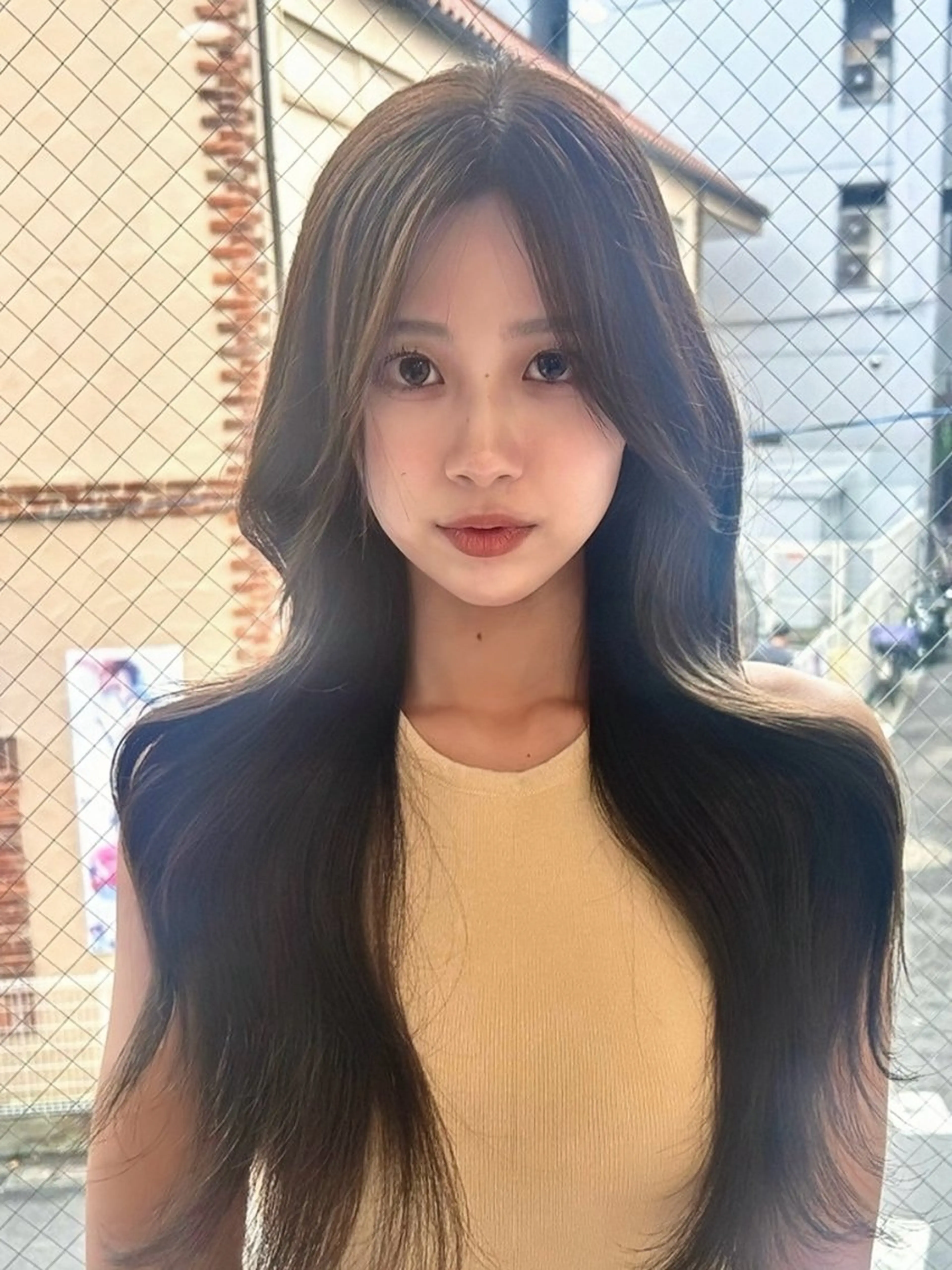 カラー ベージュカラー オリーブベージュ 二宮 陽太のヘアスタイル