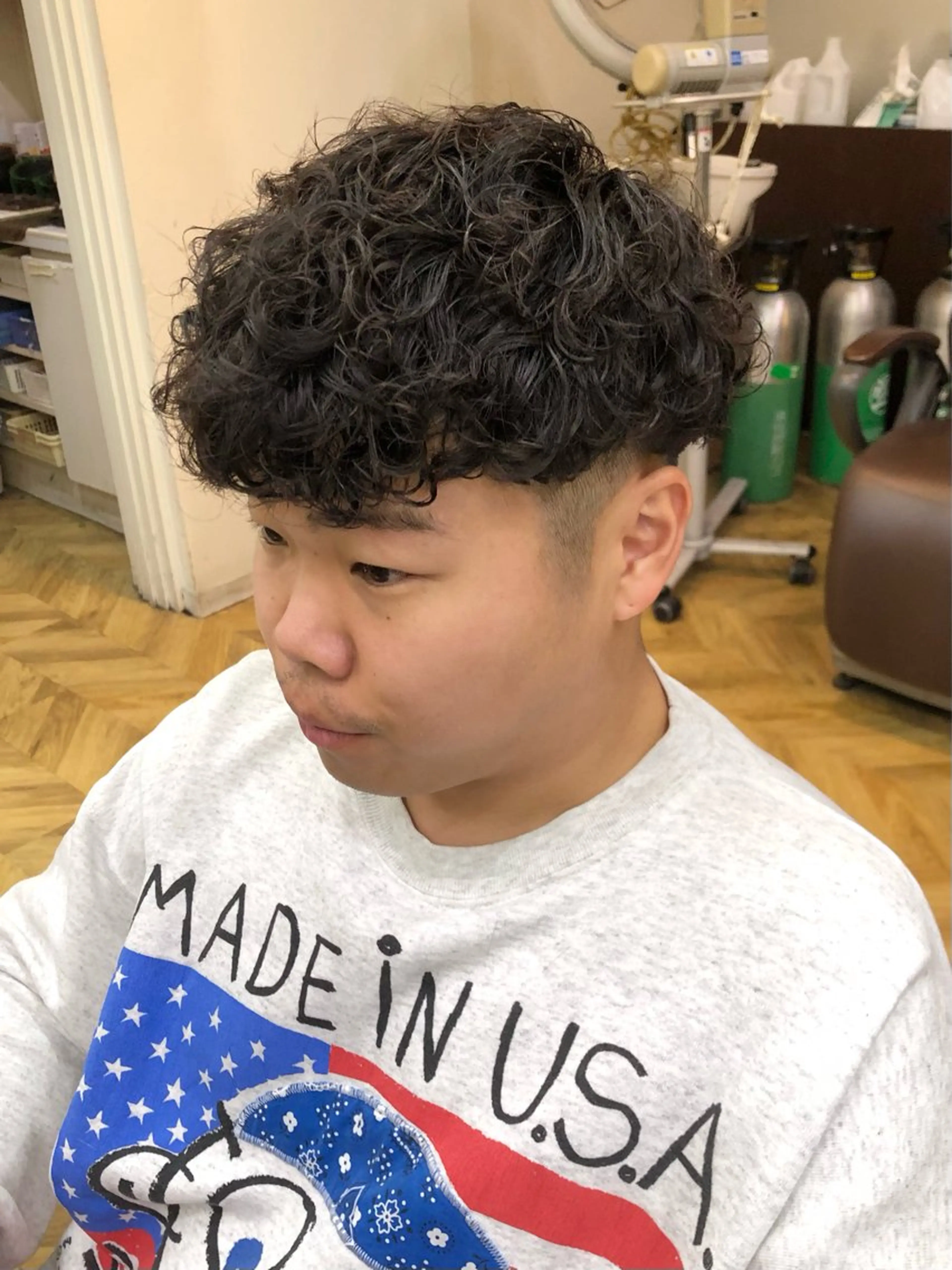 パーマ メンズ メンズカット・パーマ /野本翔馬のヘアスタイル