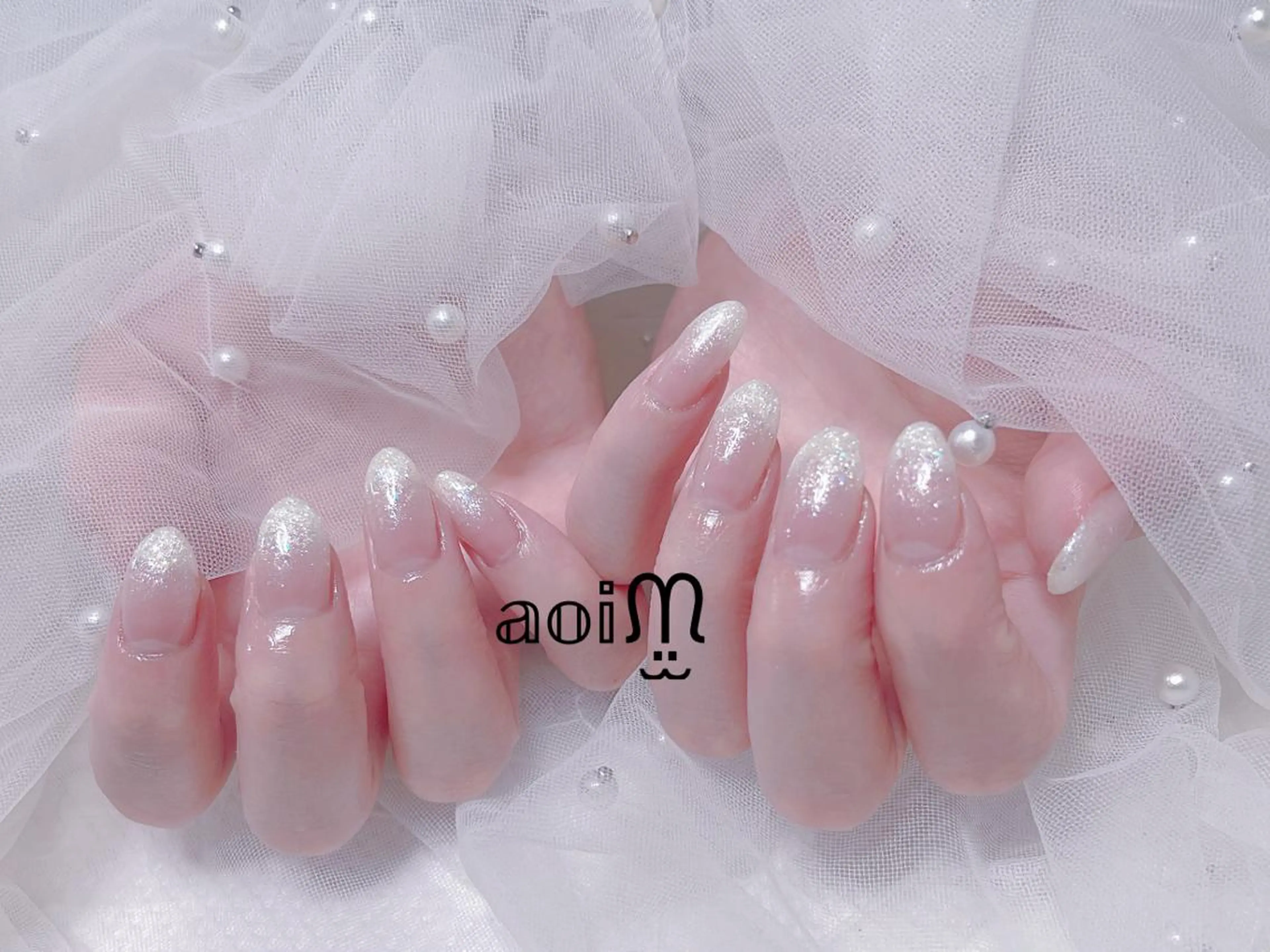 ネイル ハンドネイル 葵うさぎ所属・葵うさぎ AIのネイルデザイン