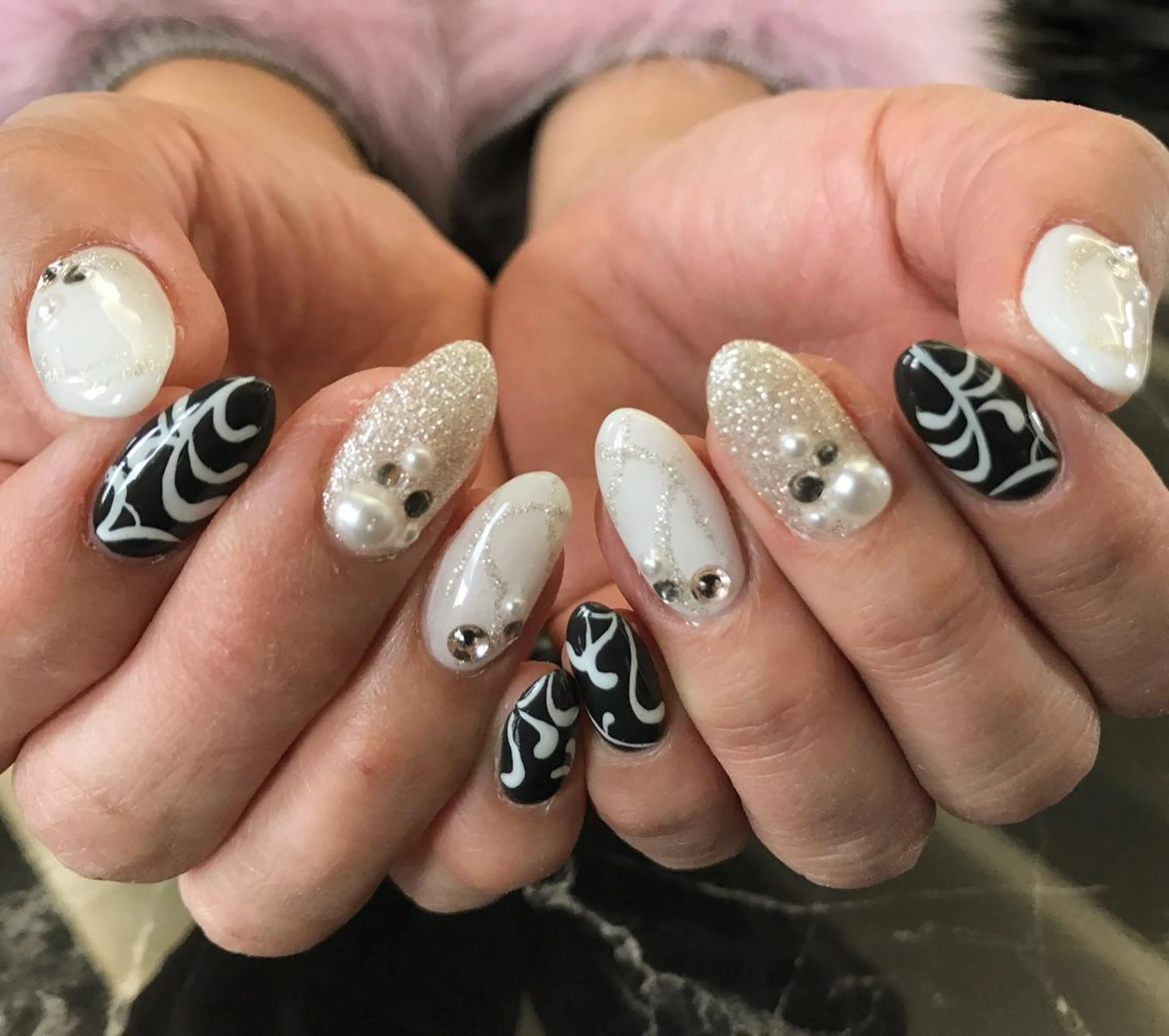 ネイル アートネイル フットネイル ラメ(グリッター) シンプルネイル 春ネイル nail fufla ♡yamane♡のネイルデザイン