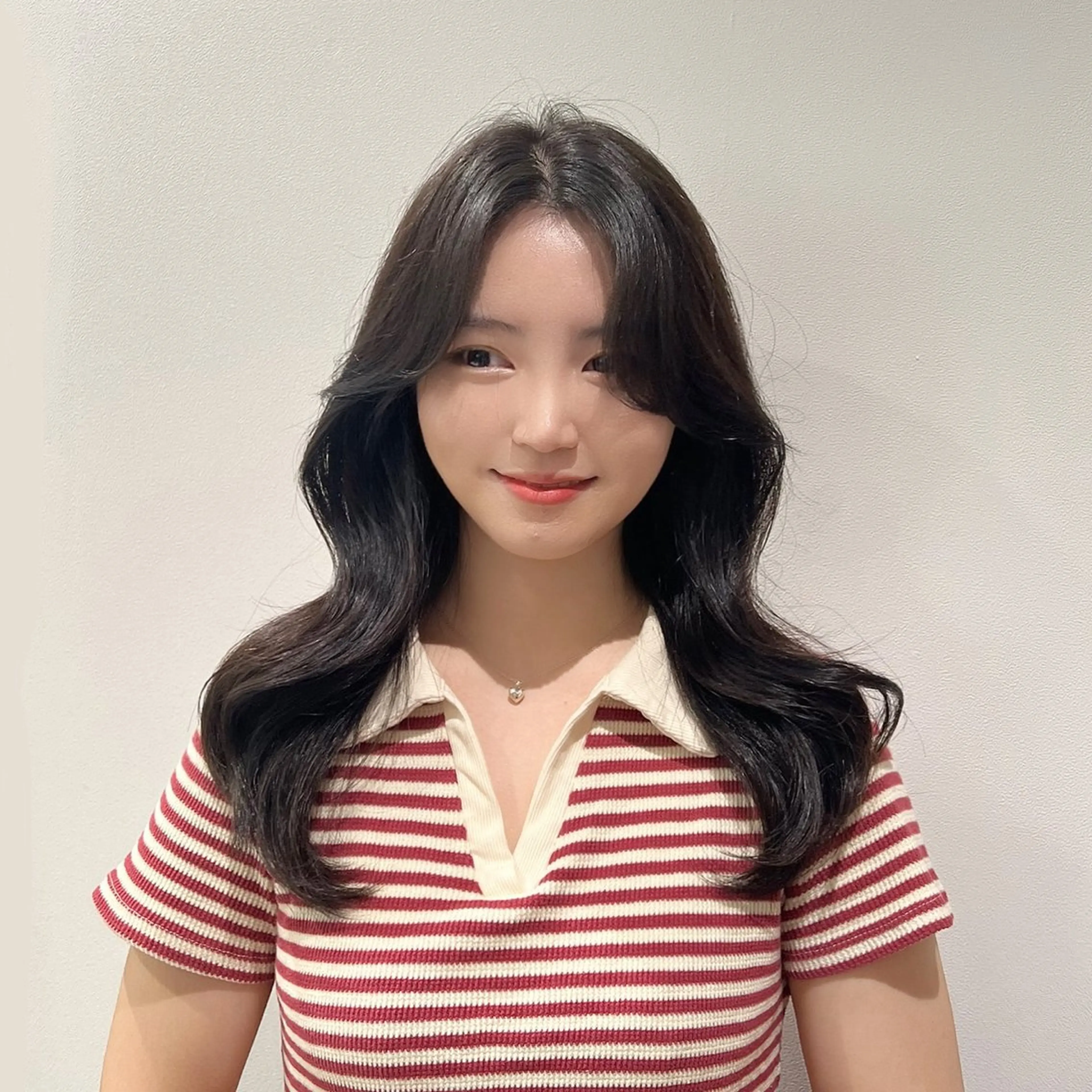 ロング カラー カット ヘアカラー トリートメント 💗渋谷/韓国/レイ ヤー髪質改善Sayaのヘアスタイル