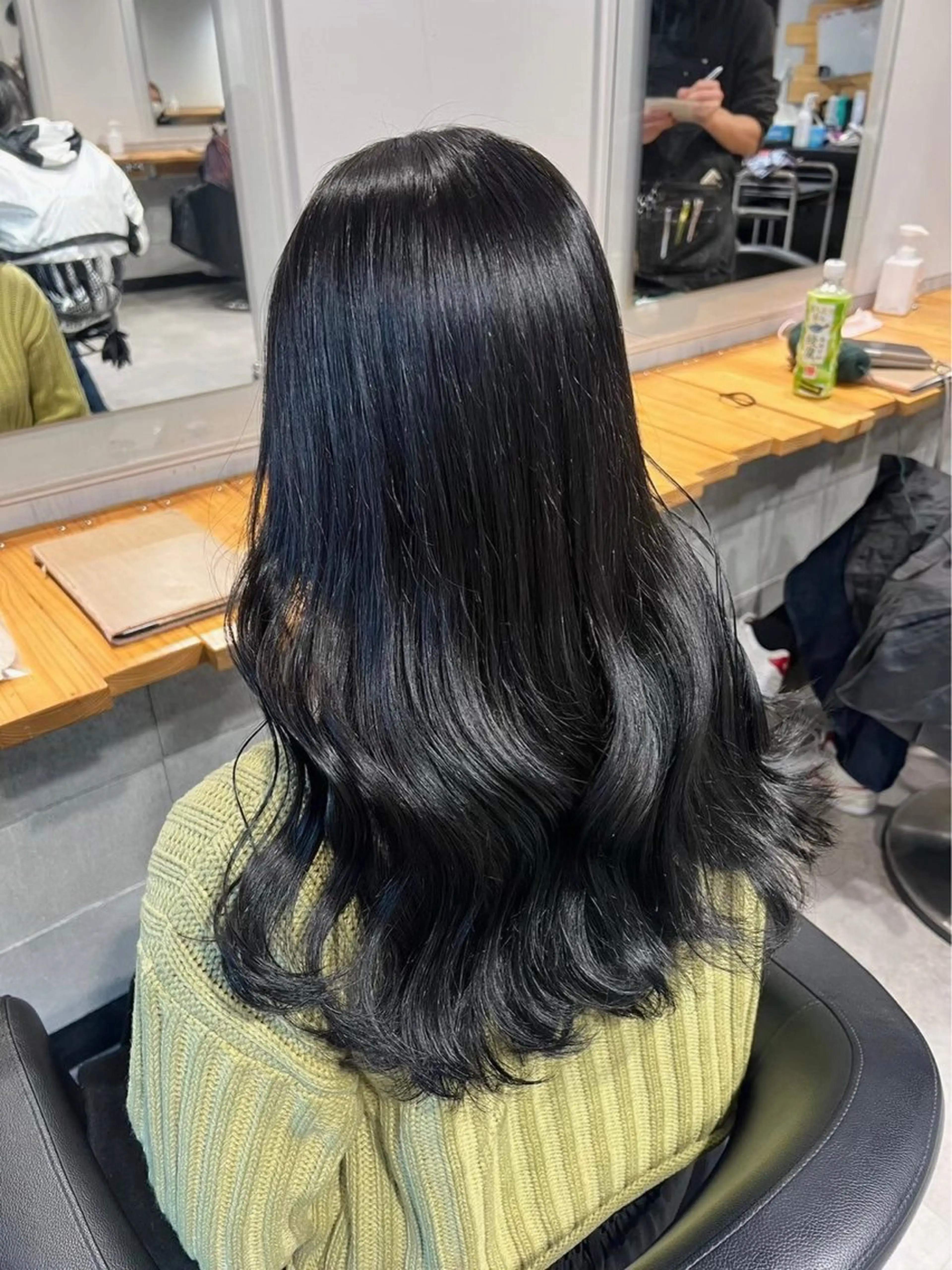 ロング カラー ヘアアレンジ Ryo横浜韓国ヘア/ 曲がる縮毛矯正特化のヘアスタイル