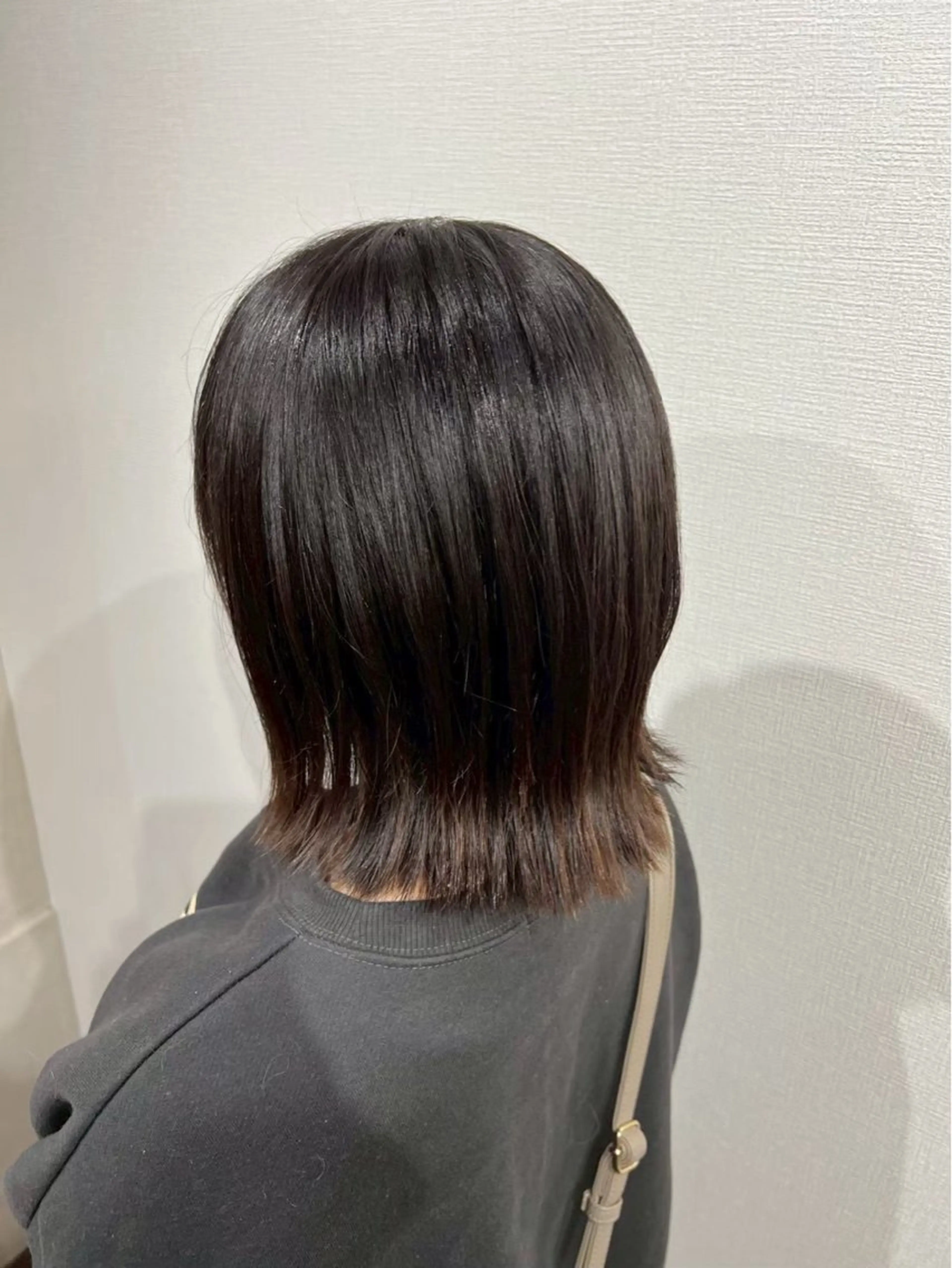 ショート 切りっぱなしボブ ボブ 藤又 歩夢のヘアスタイル