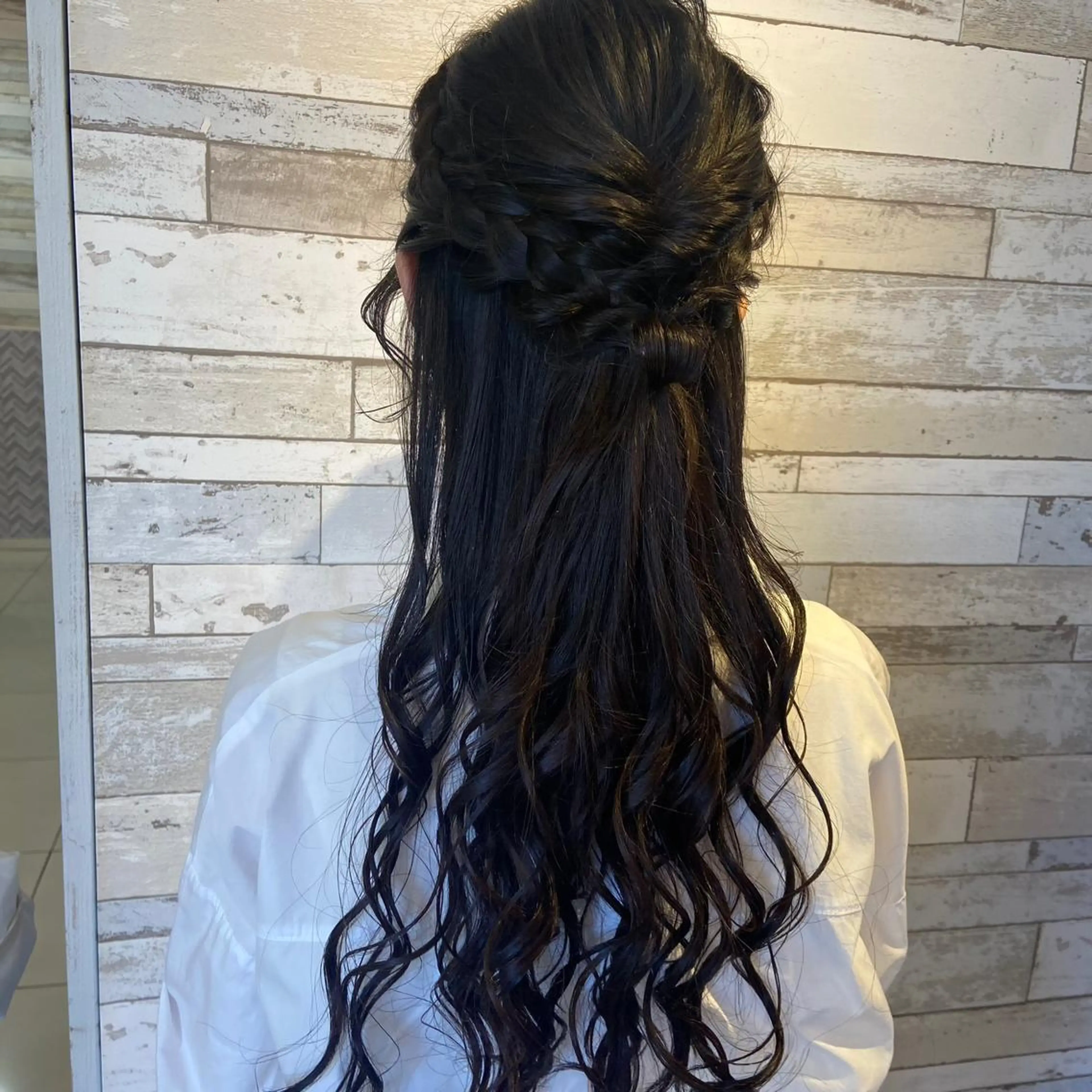 ロング ヘアアレンジ ヘアセット ボブカット/アレンジ /さきのヘアスタイル