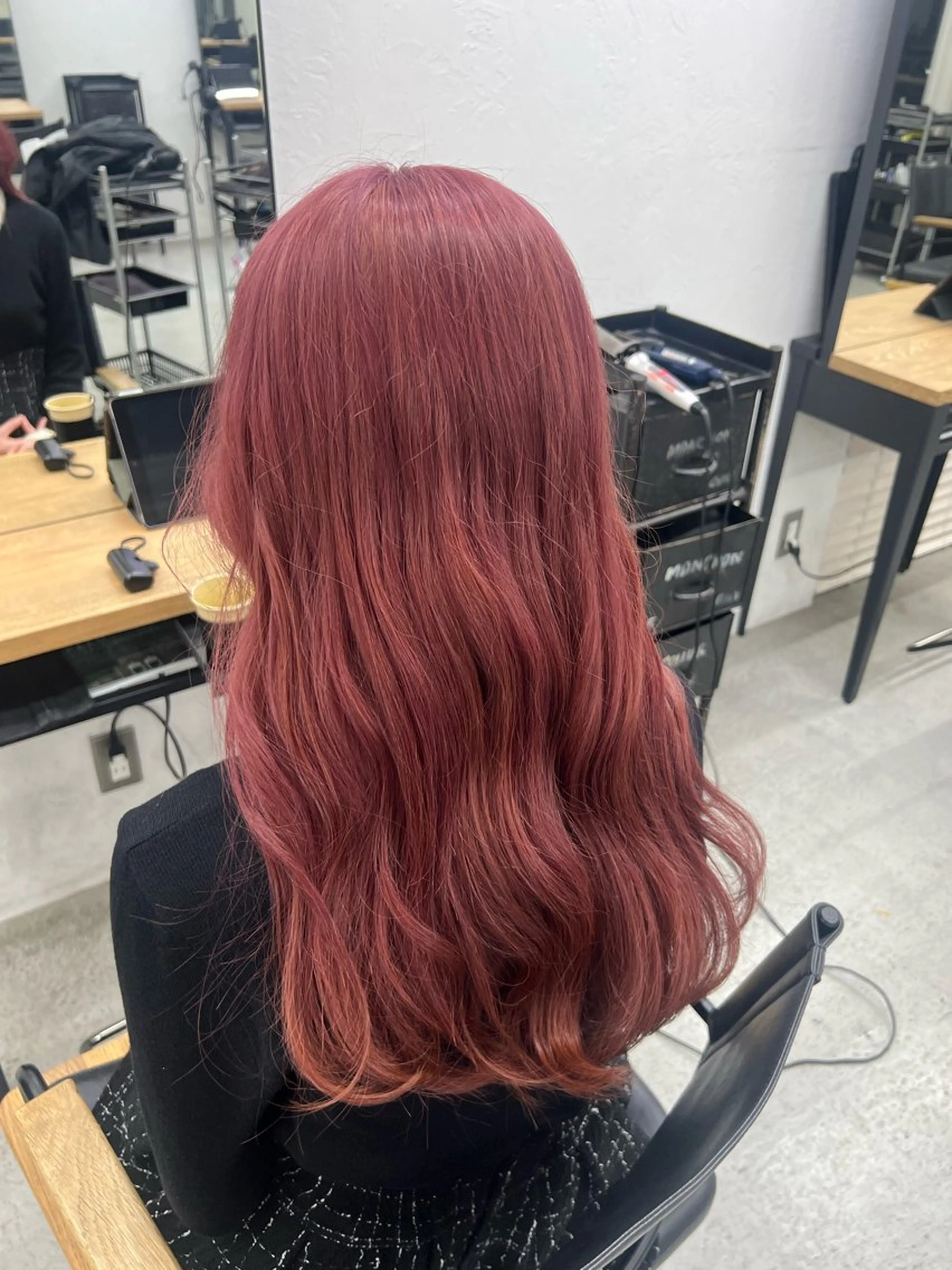 カラー ヘアカラー 🎀 のえか/ハイ トーン/ピンク🤍のヘアスタイル