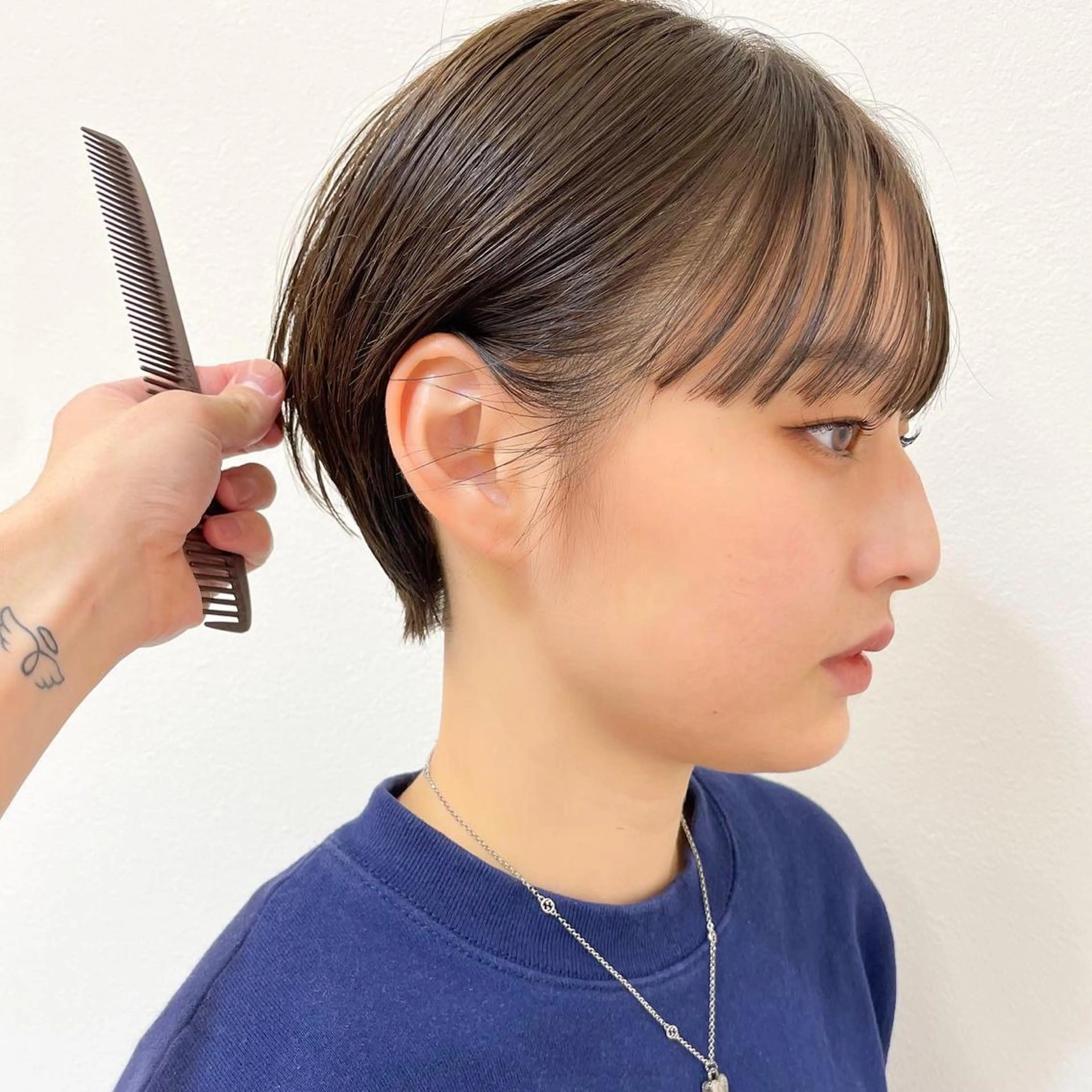 ショート カラー ボブ ショートヘア ボブ特化✨ 松本竜之介のヘアスタイル