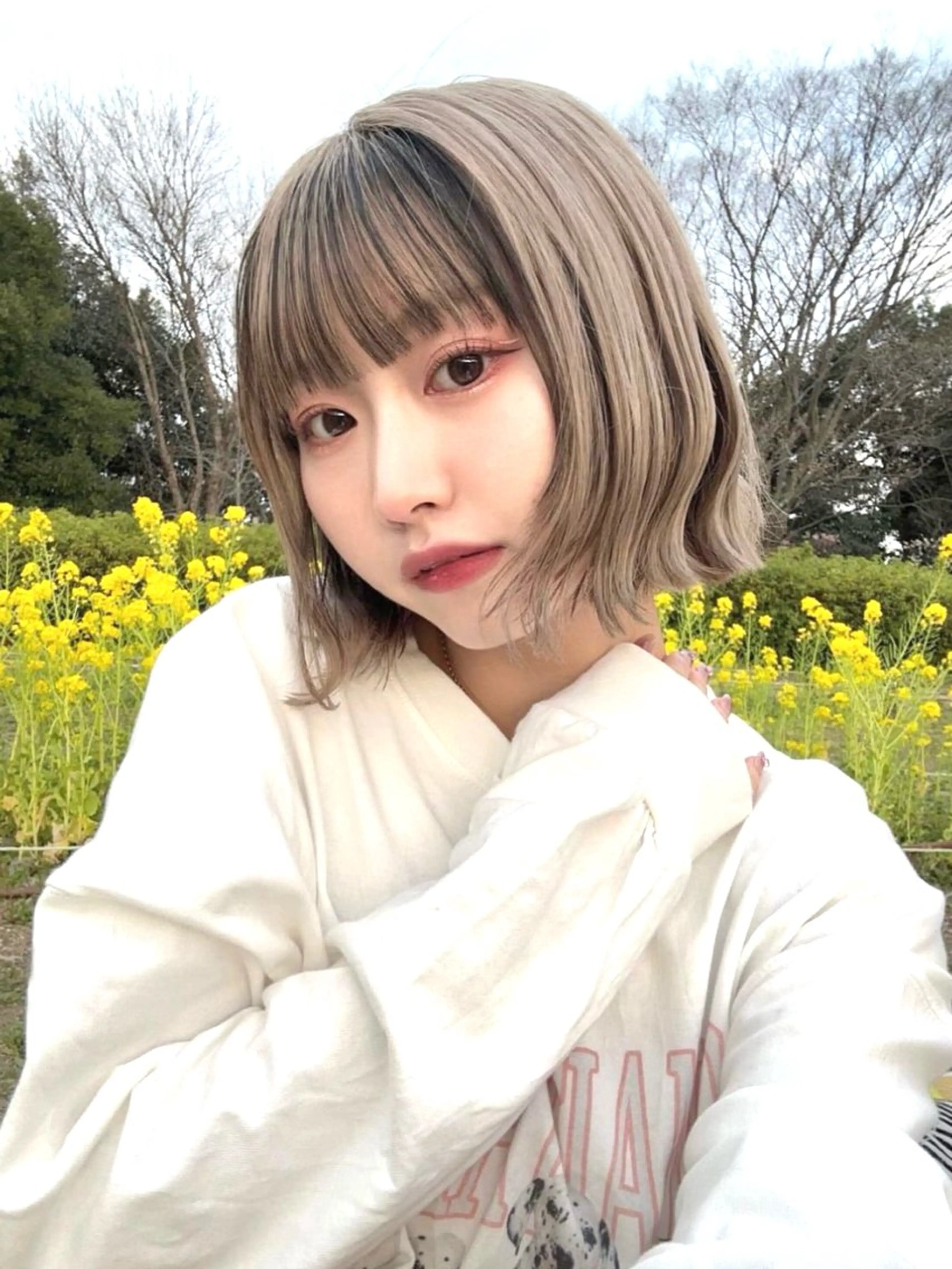 ショート カラー 韓国ヘア/艶カラー /田中悠佑のヘアスタイル