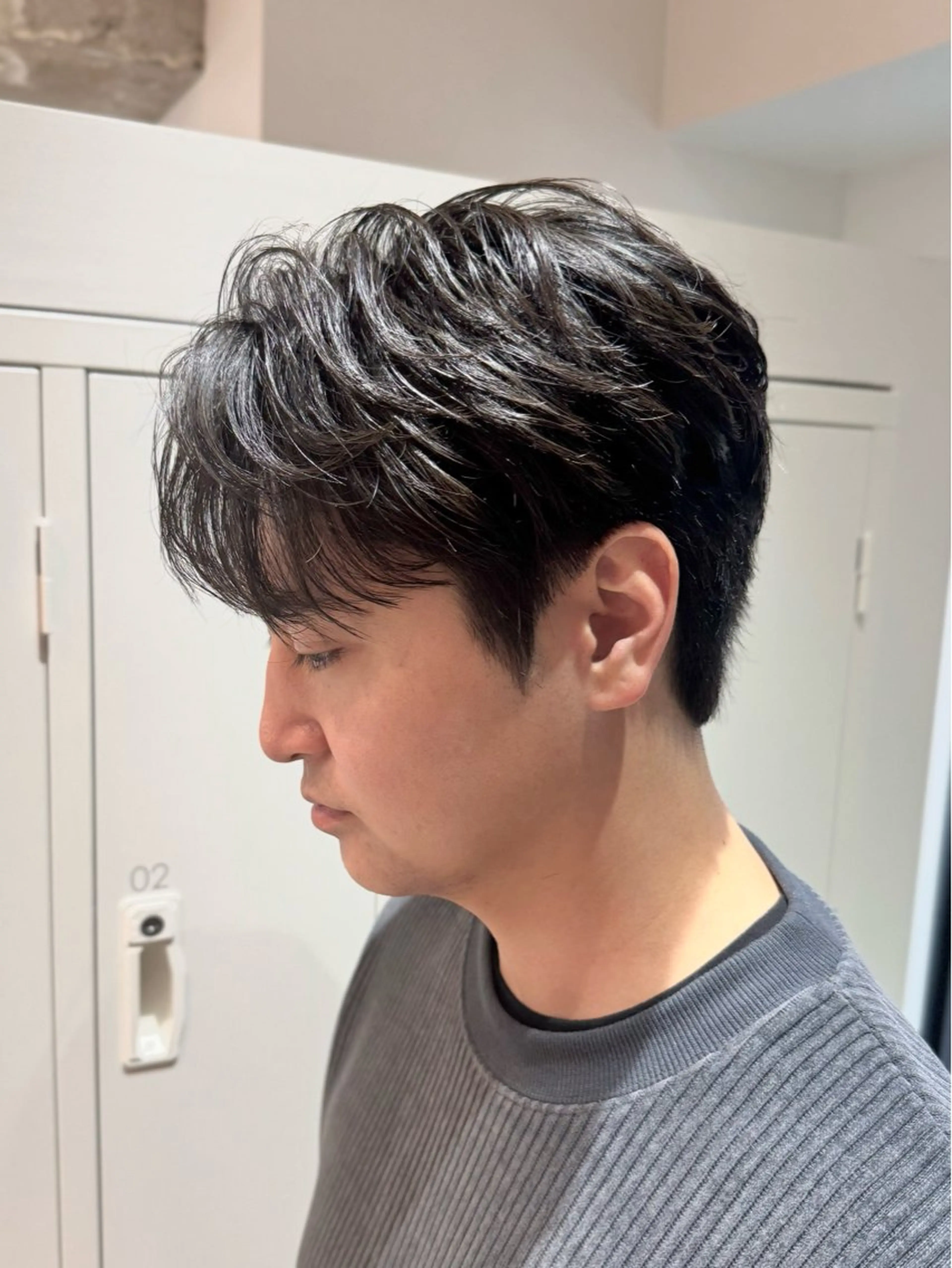 パーマ メンズ フェザーパーマ メンズパーマ スペインカール 波巻きパーマ ニュアンスパーマ カット パーマ 大宮/メンズパーマ 関勇也のヘアスタイル