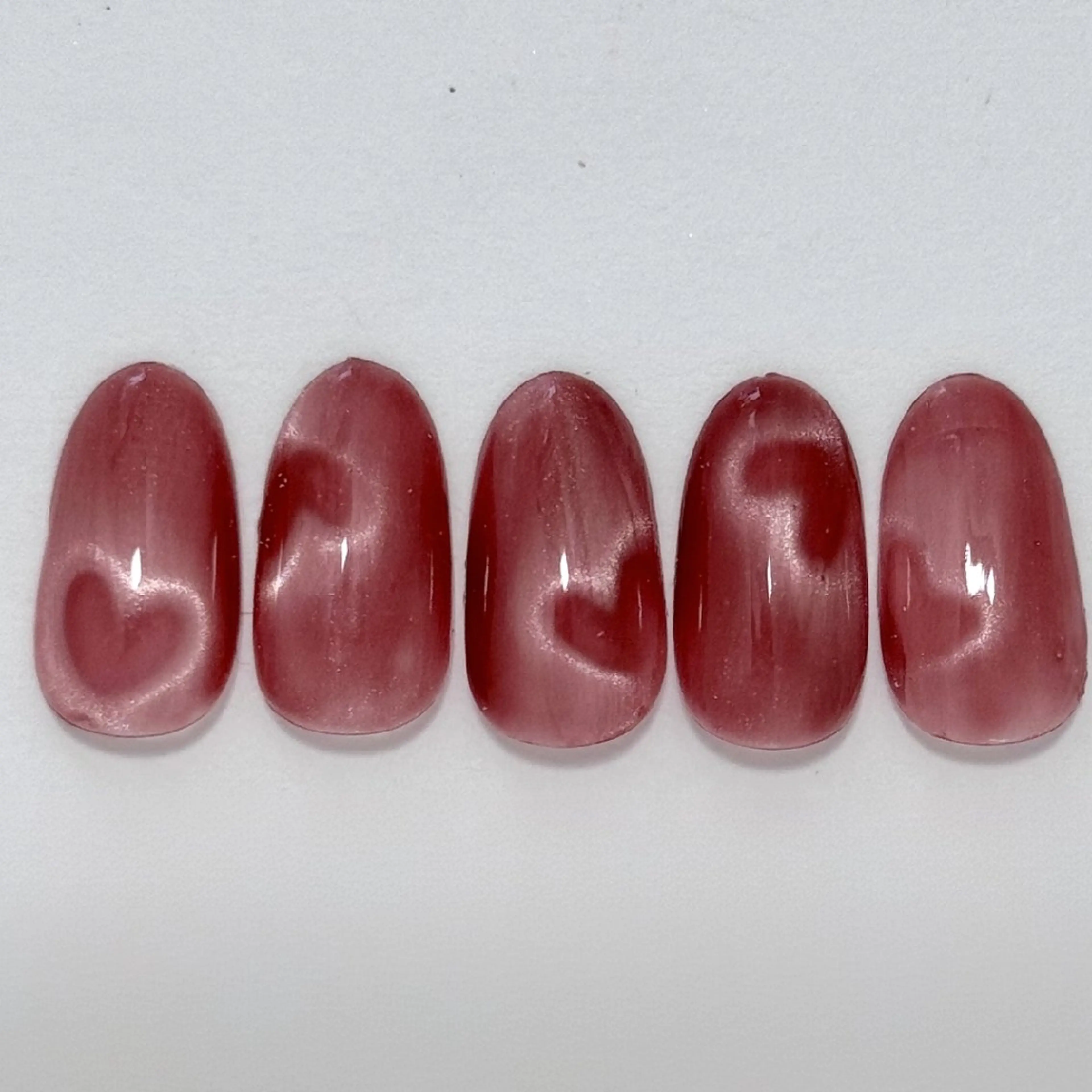 ネイル ジェルネイル ハート マグネットネイル マグネットワンカラー ニュアンスネイル ハンドネイル muum_nail 新宿2分 三丁目1分のネイルデザイン