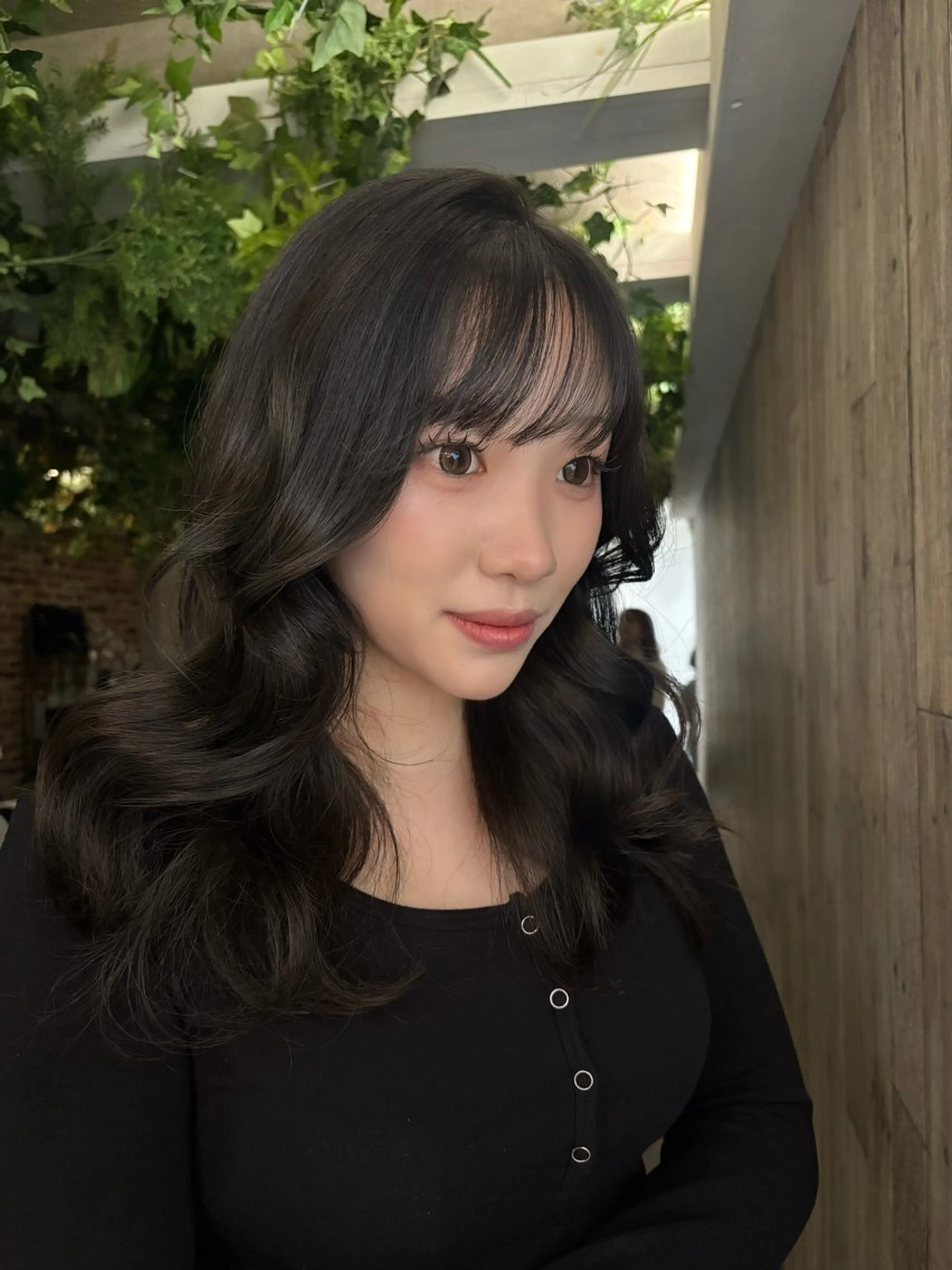 カラー 透明感カラー グレージュ オリーブグレージュ オリーブグレー 古川 葵のヘアスタイル