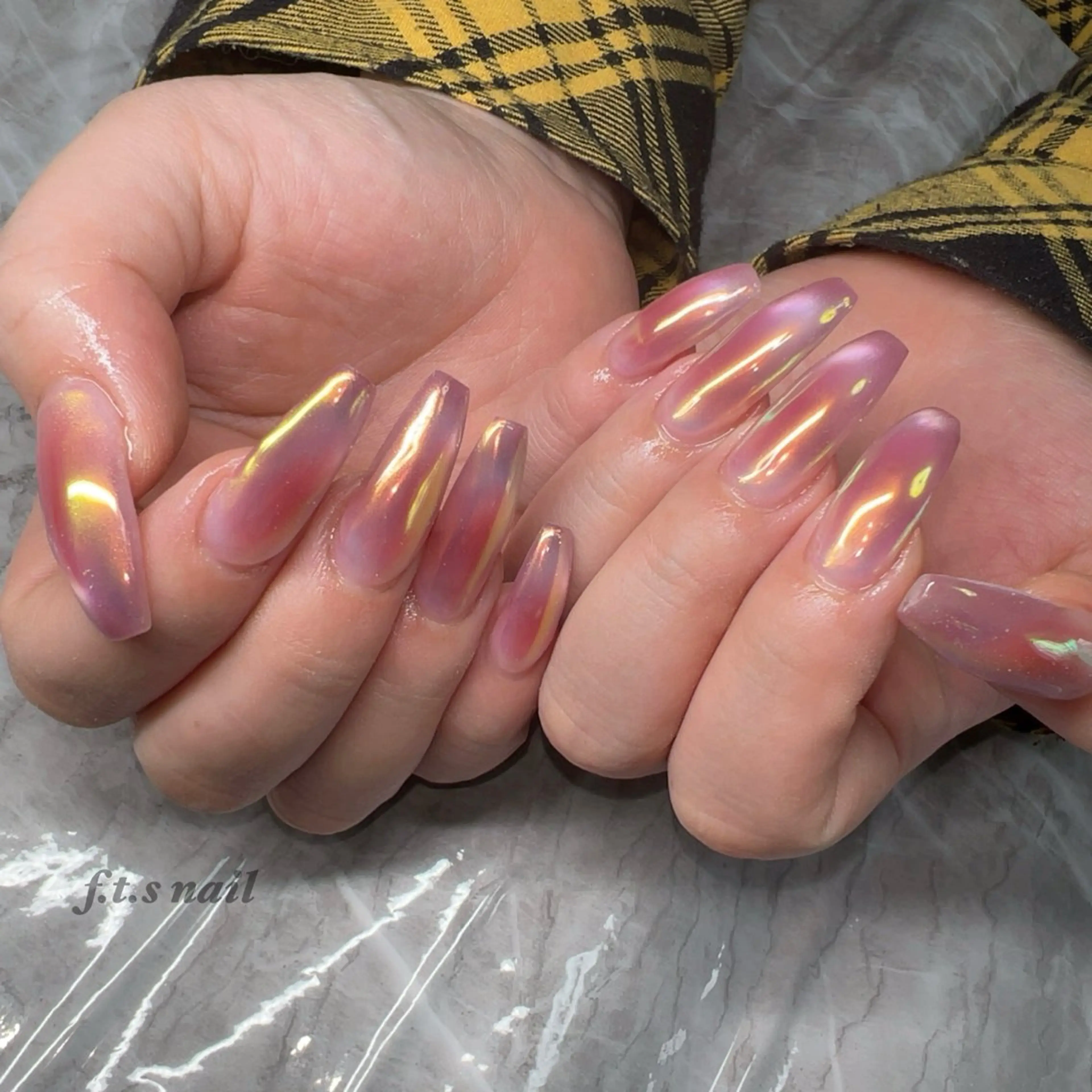 ネイル チークネイル F.T.S nailのネイルデザイン