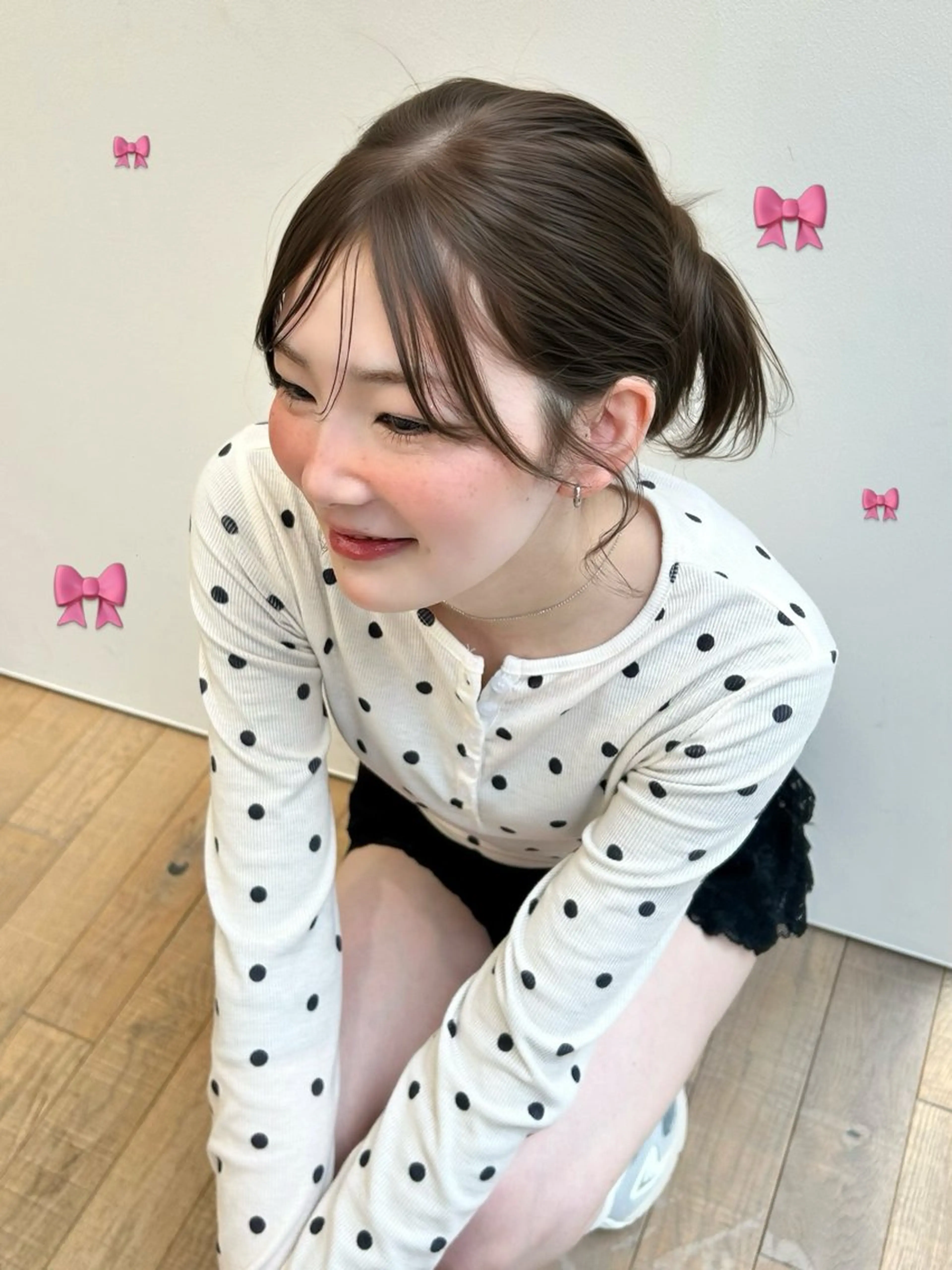 前髪、顔周りカット🎀の写真