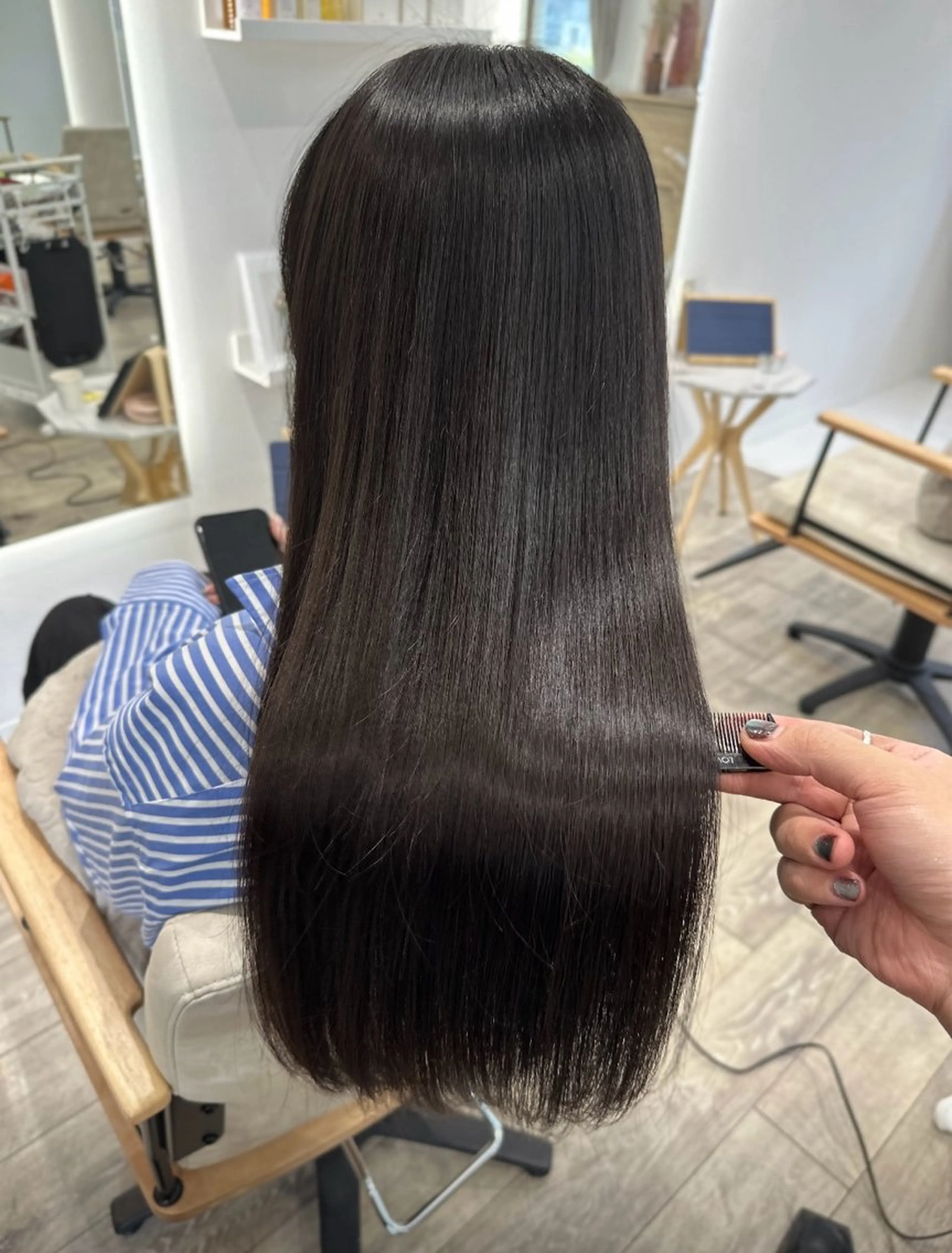 ロング 山崎結菜 髪質改善💎のヘアスタイル