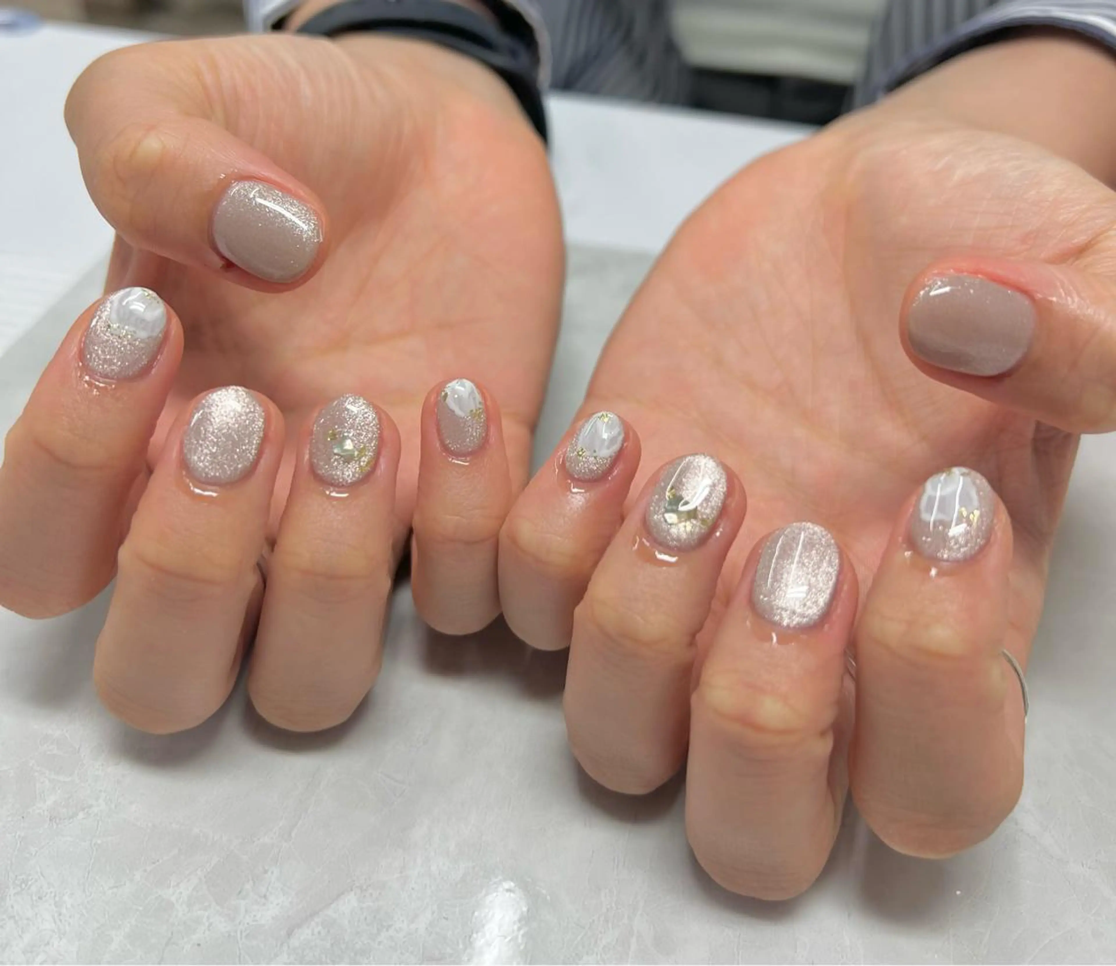 ネイル AISAフィル× ハードモチ最強のネイルデザイン