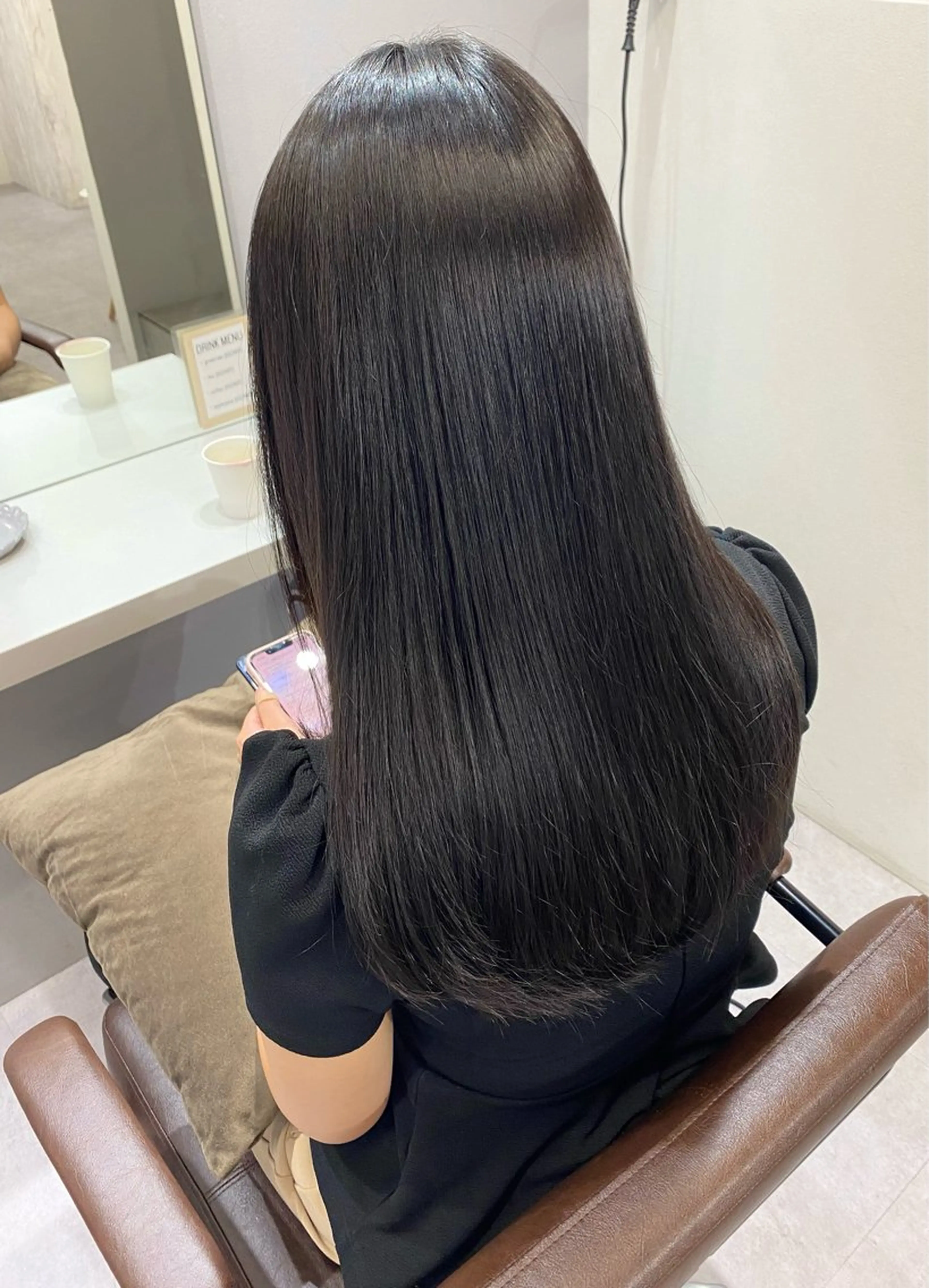 ロング 艶髪/縮毛矯正/ Core mikuaのヘアスタイル