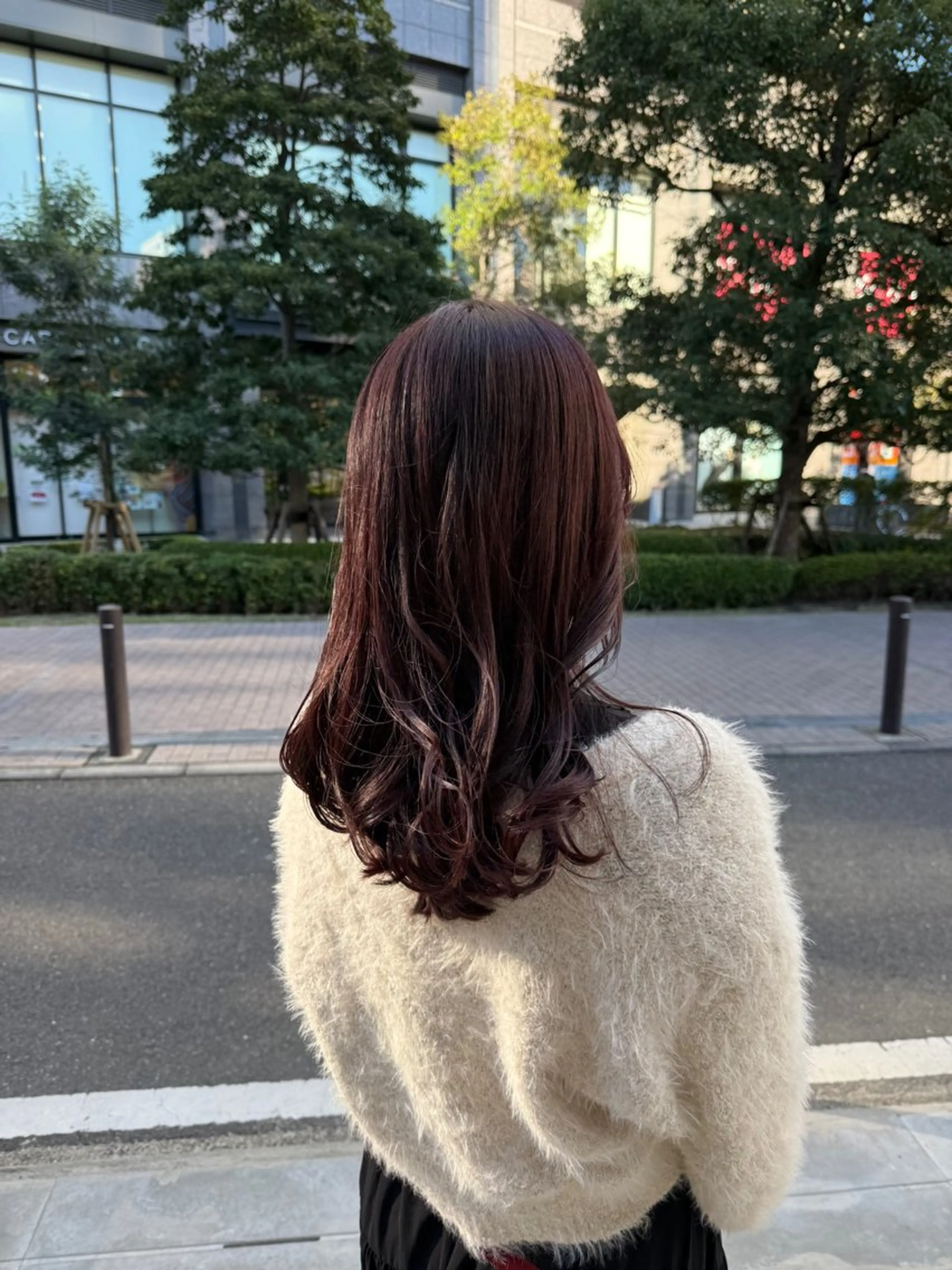 セミロング カラー ヘアカラー トリートメント 髪質改善/艶カラー /梅田/菅野🌟のヘアスタイル