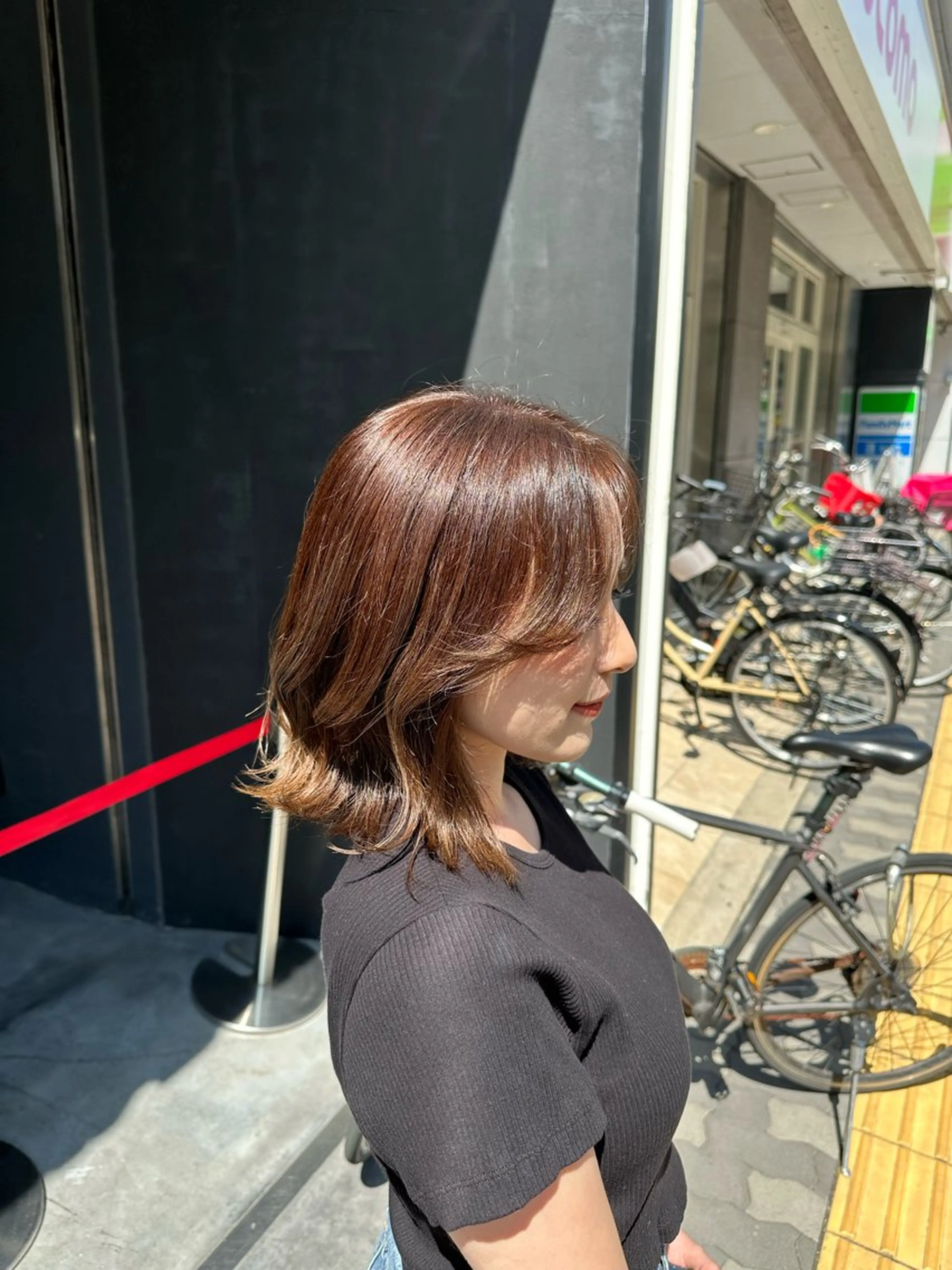 カラー 韓国レイヤ ー支持No.1renのヘアスタイル