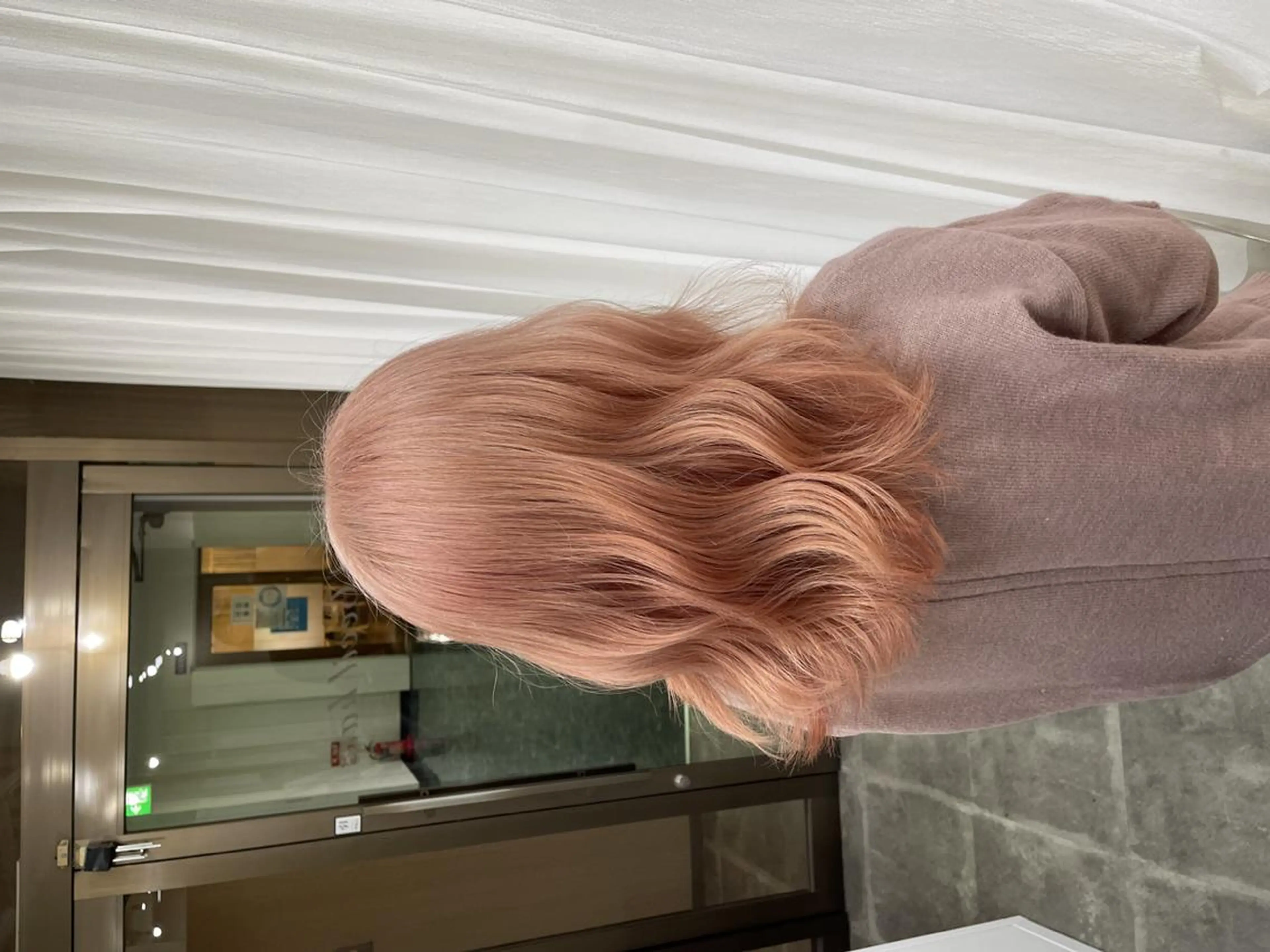 ミディアム カラー ブリーチ ケアブリーチ ダブルカラー ハイライトカラー イルミナカラー ヘアカラー Cecil hair なんば店のヘアスタイル