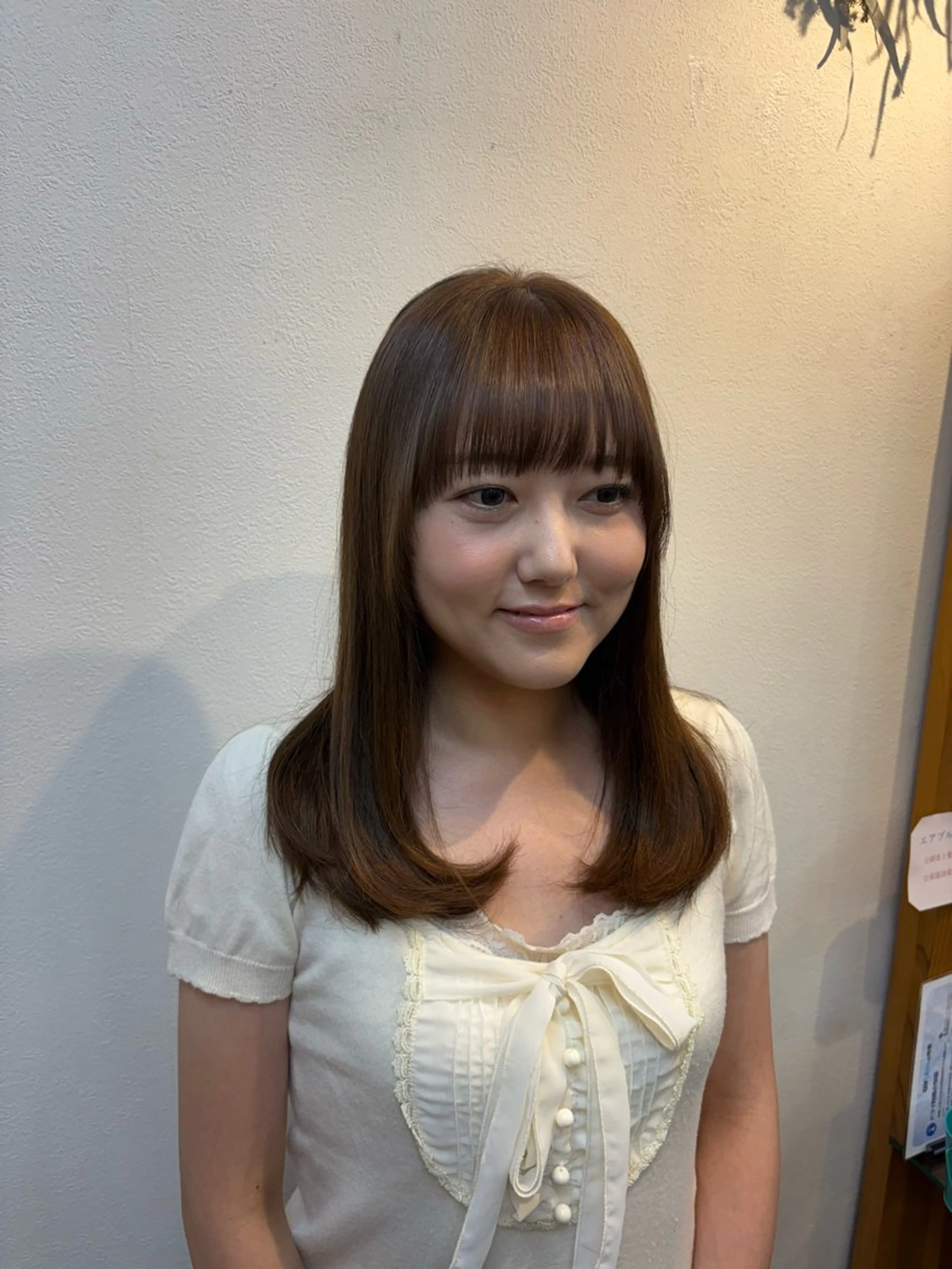 セミロング ajuga所属・hama yukiのヘアスタイル