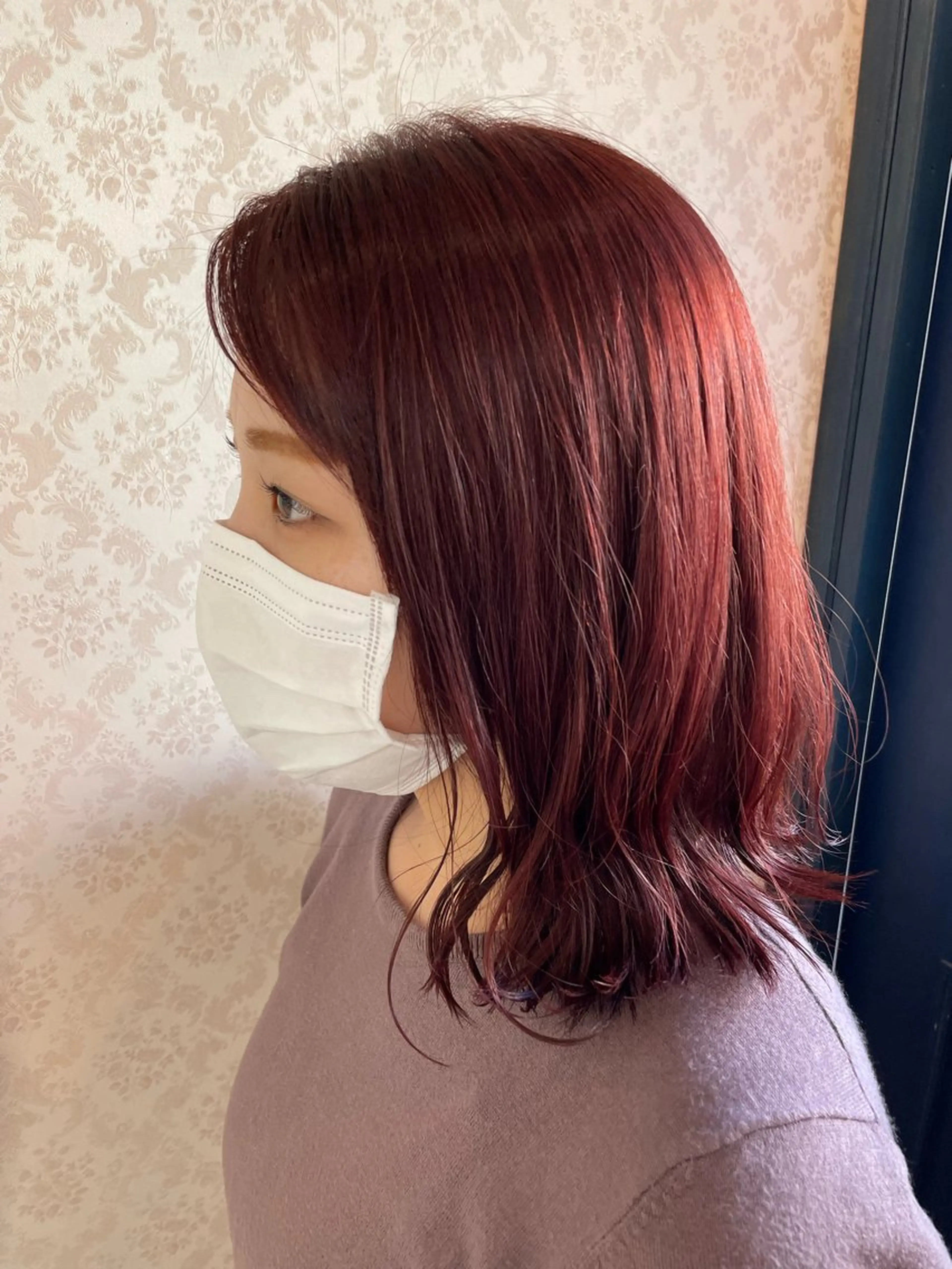 ミディアム カラー ヒヨシ ルナのヘアスタイル