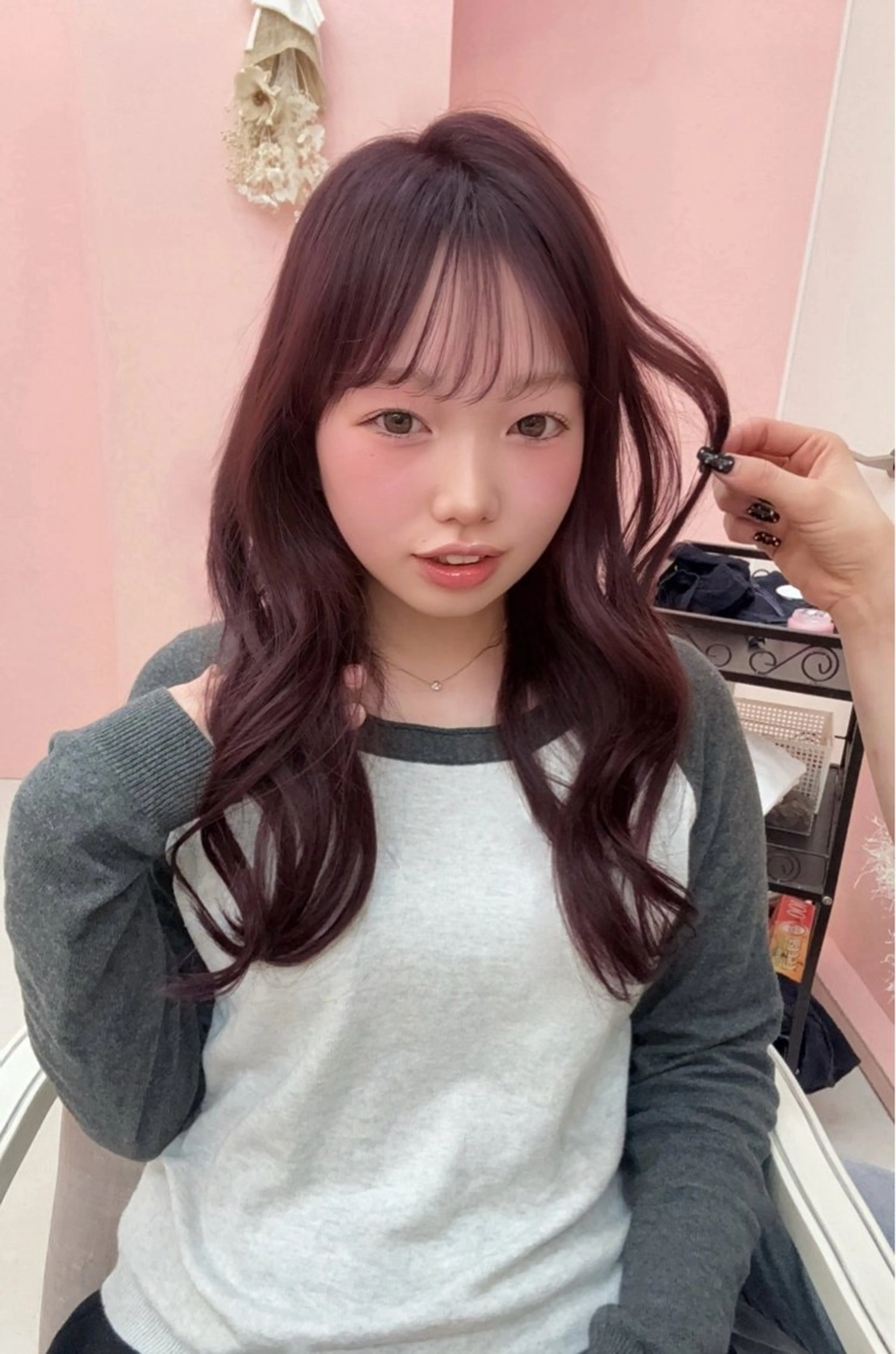 【4/14(火)ご来店の方限定🩷】プレミアムケアカラー&ハホニコ3STトリートメントの写真