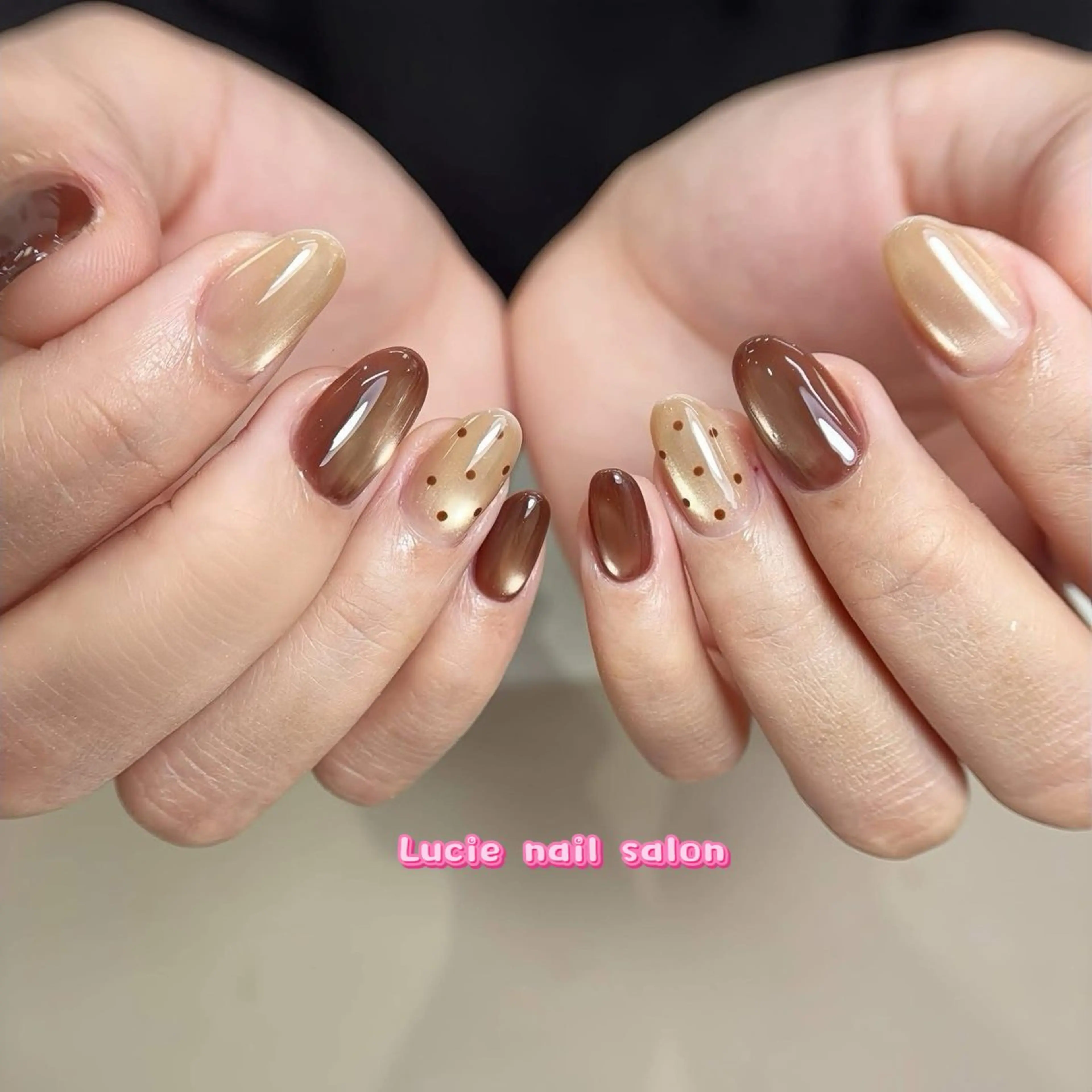 ネイル フレンチネイル ジェルネイル グラデーション 持ち込み オフィスネイル ハンドネイル LUCIE NAILのネイルデザイン