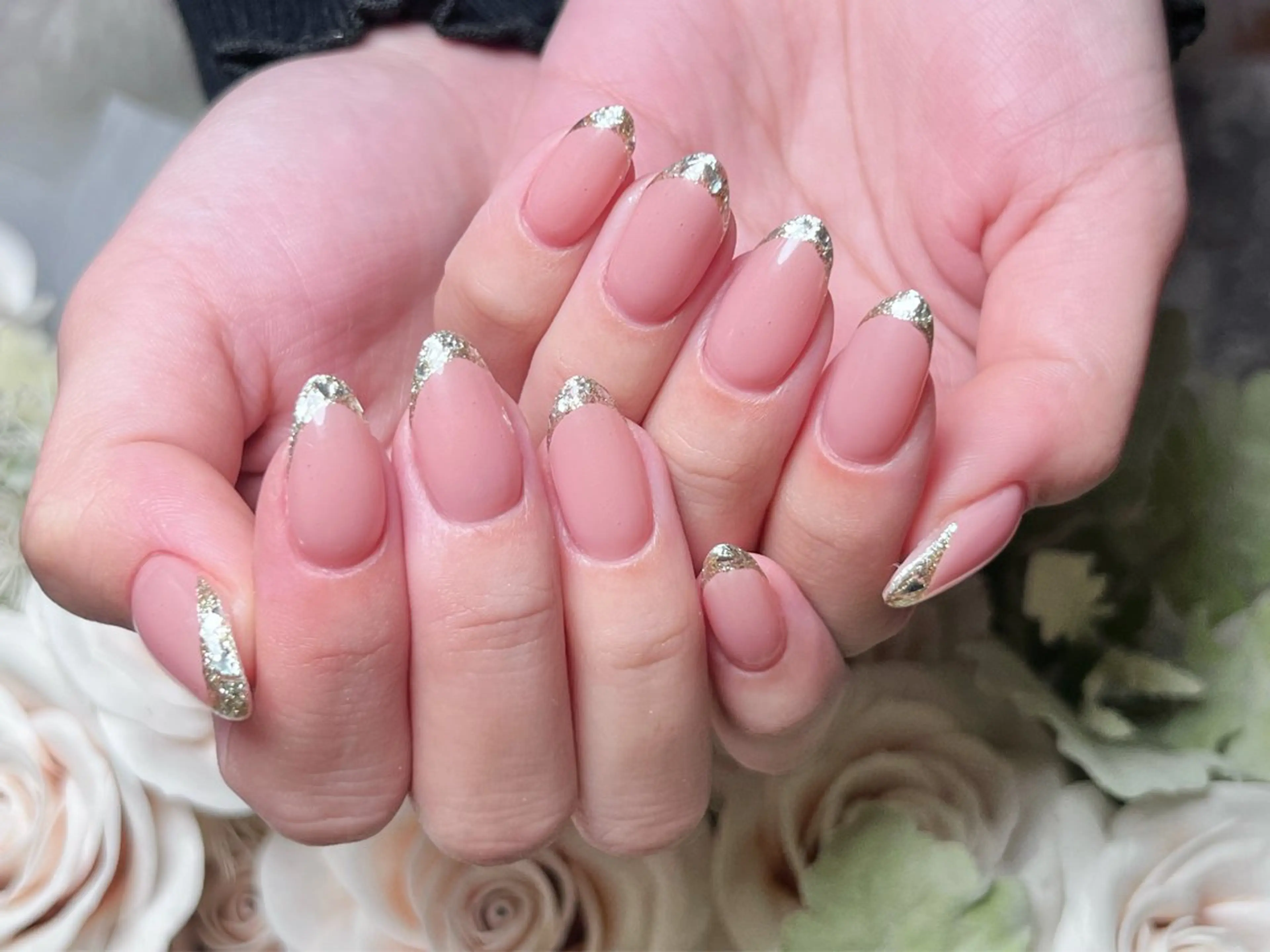 ネイル 成人式 ロングネイル マグネットネイル 持ち込み ワンカラーネイル ハンドネイル Painty nailのネイルデザイン