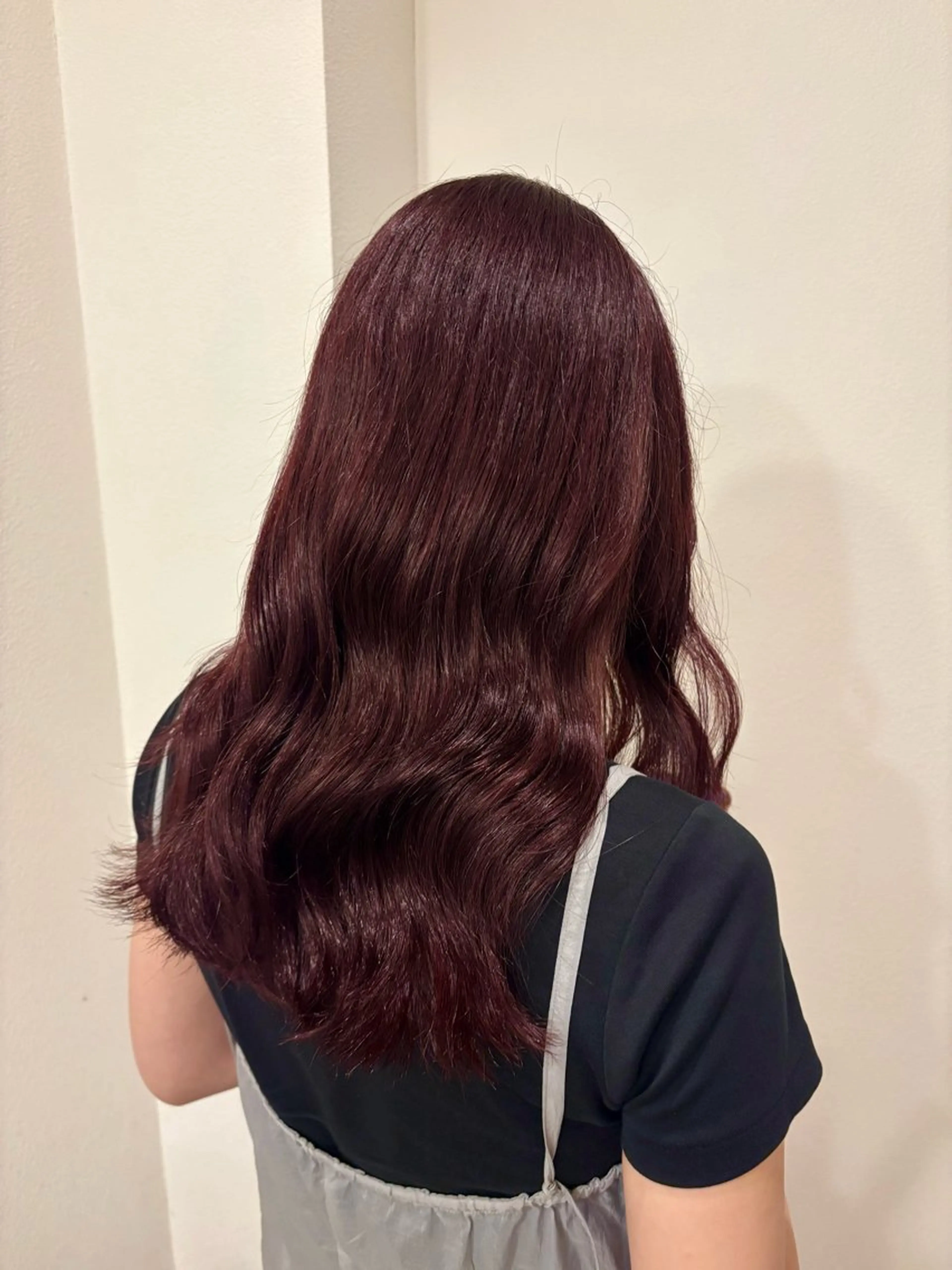 セミロング カラー ヘアカラー カットパーマモデル 募集中🧺アンジュのヘアスタイル