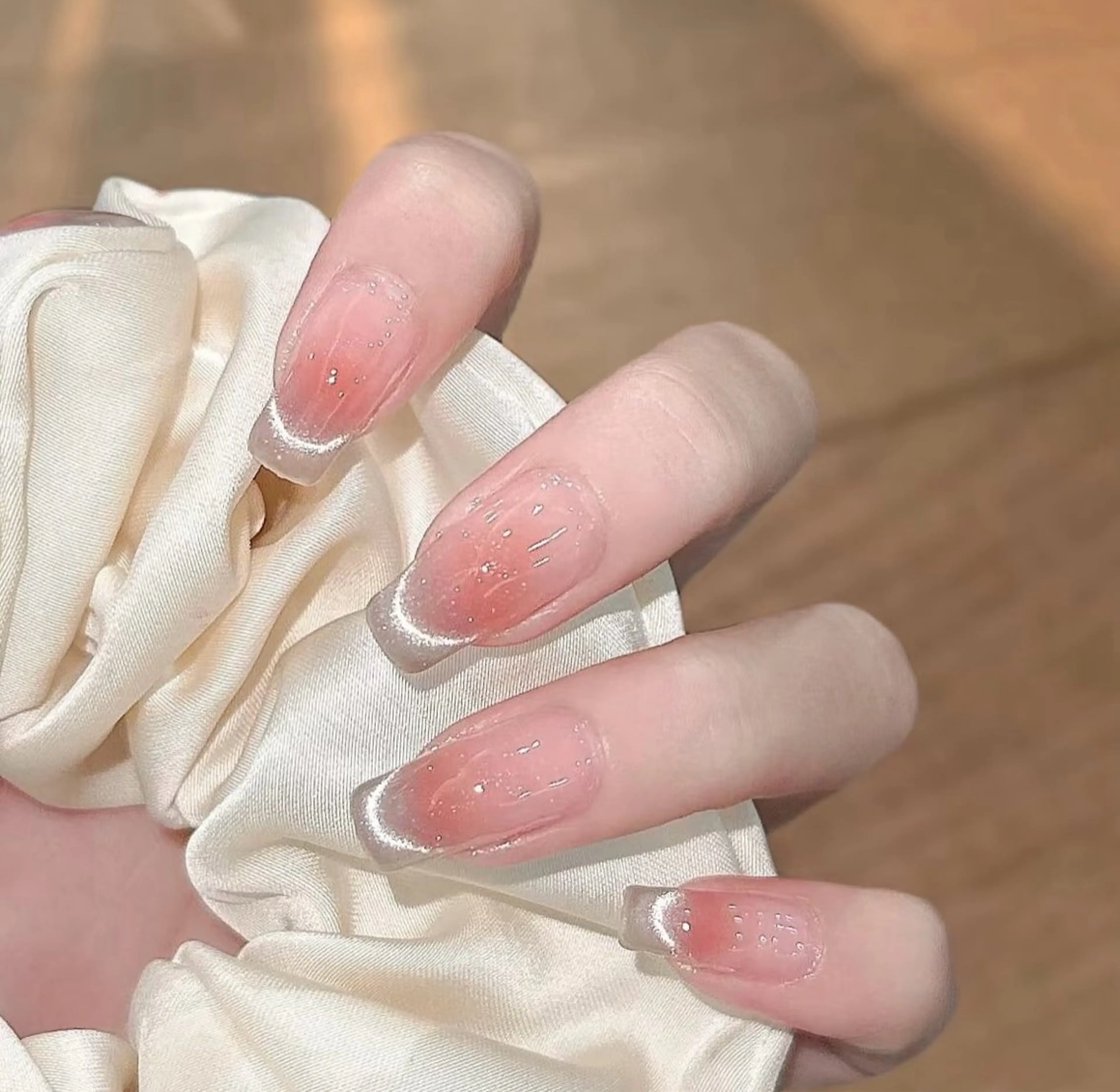 ネイル フレンチネイル マグネットネイル ワンホンネイル ハンドネイル Romosa nail salon所属・Romosa Nailのネイルデザイン