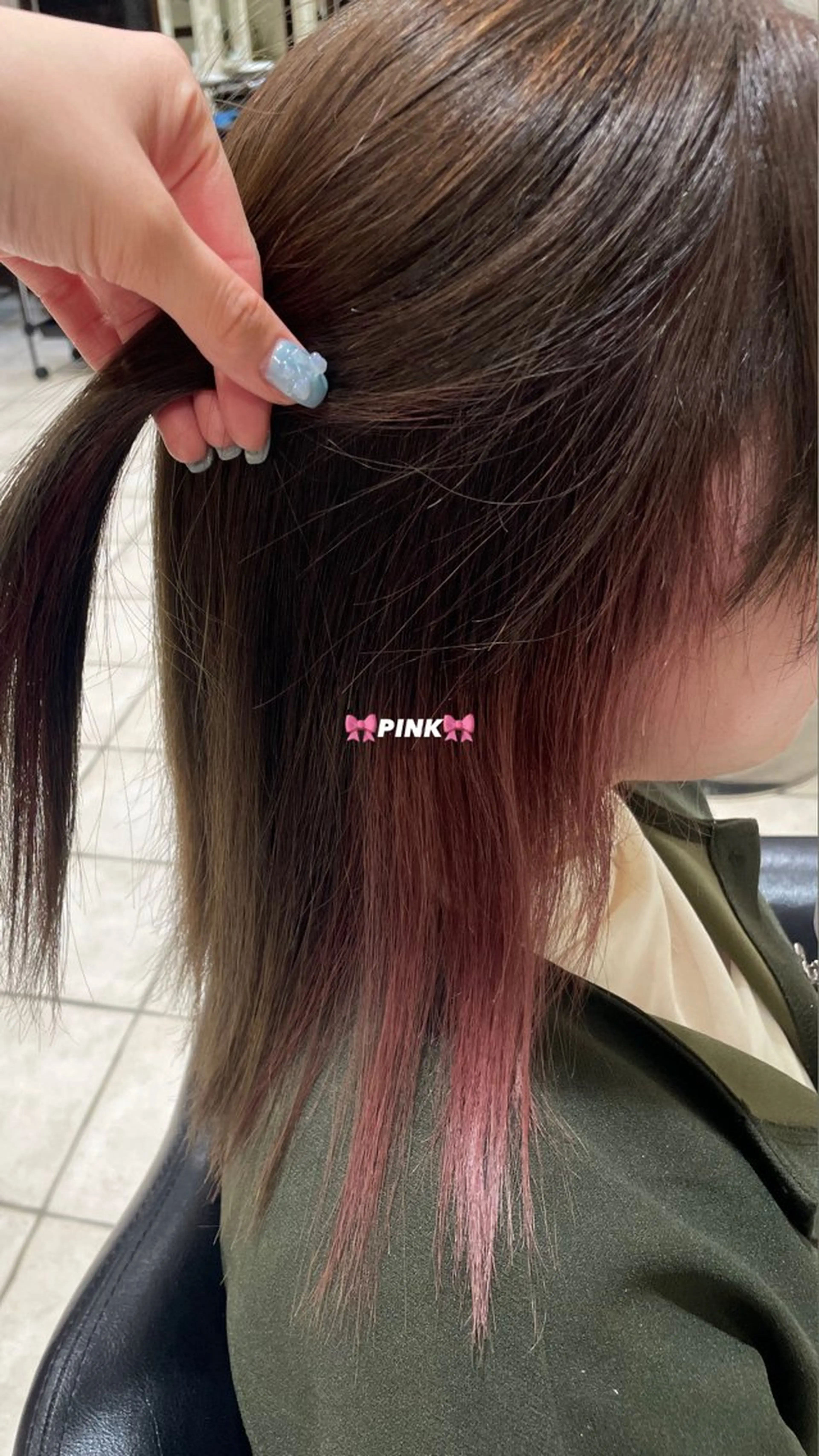 カラー ブリーチ イヤリングカラー 🩵RIKO🩵 透明感カラー🫧のヘアスタイル