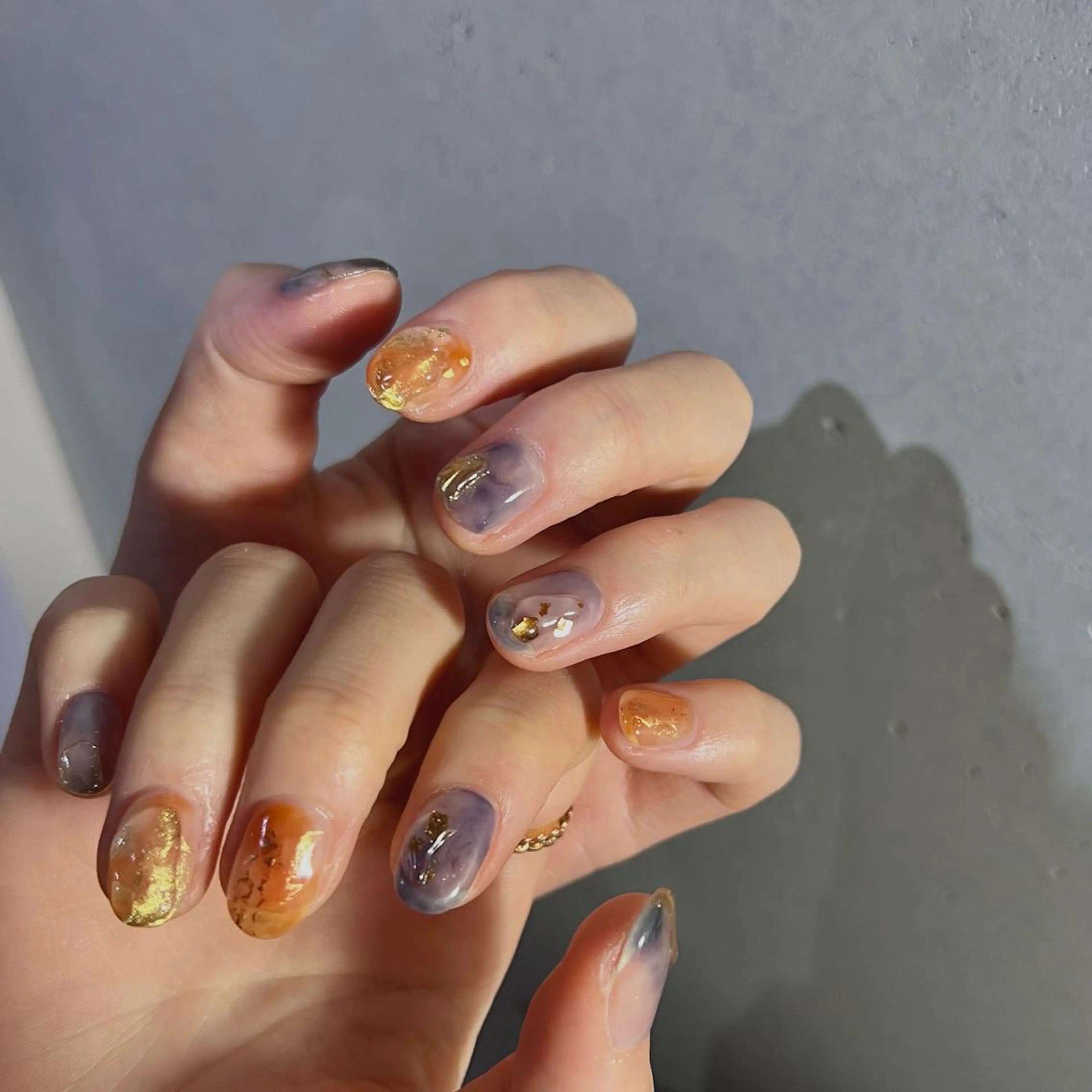 ネイル ハンドネイル nuás nailのネイルデザイン