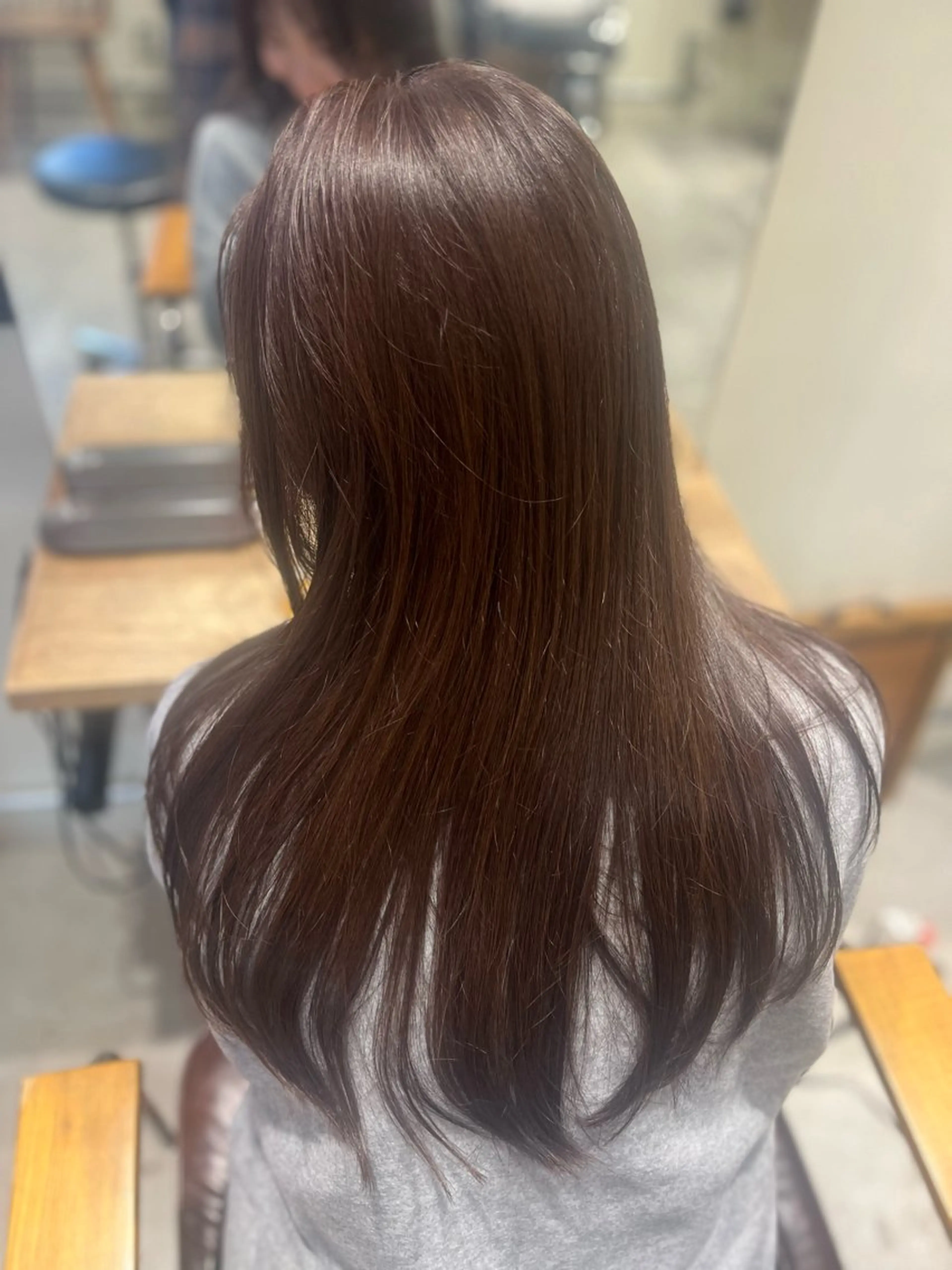 ロング カラー カット ヘアカラー パーマ 縮毛矯正 トリートメント エクステ ヘッドスパ ヘアセット 🦮shiori アイドルオタク🦮のヘアスタイル