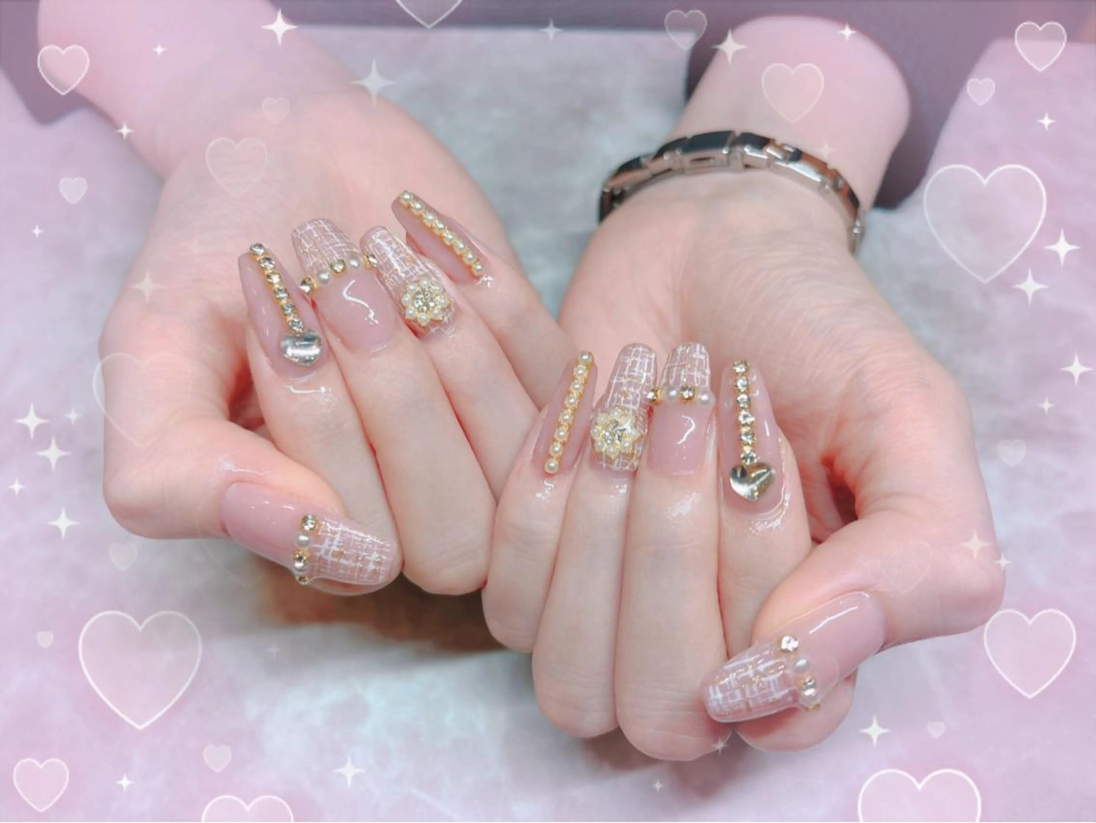 オフいつでも無料❤️一人一人に合わせたベースジェル使用で持ち抜群✨パーツ、アートも別途料金なし❤️の写真