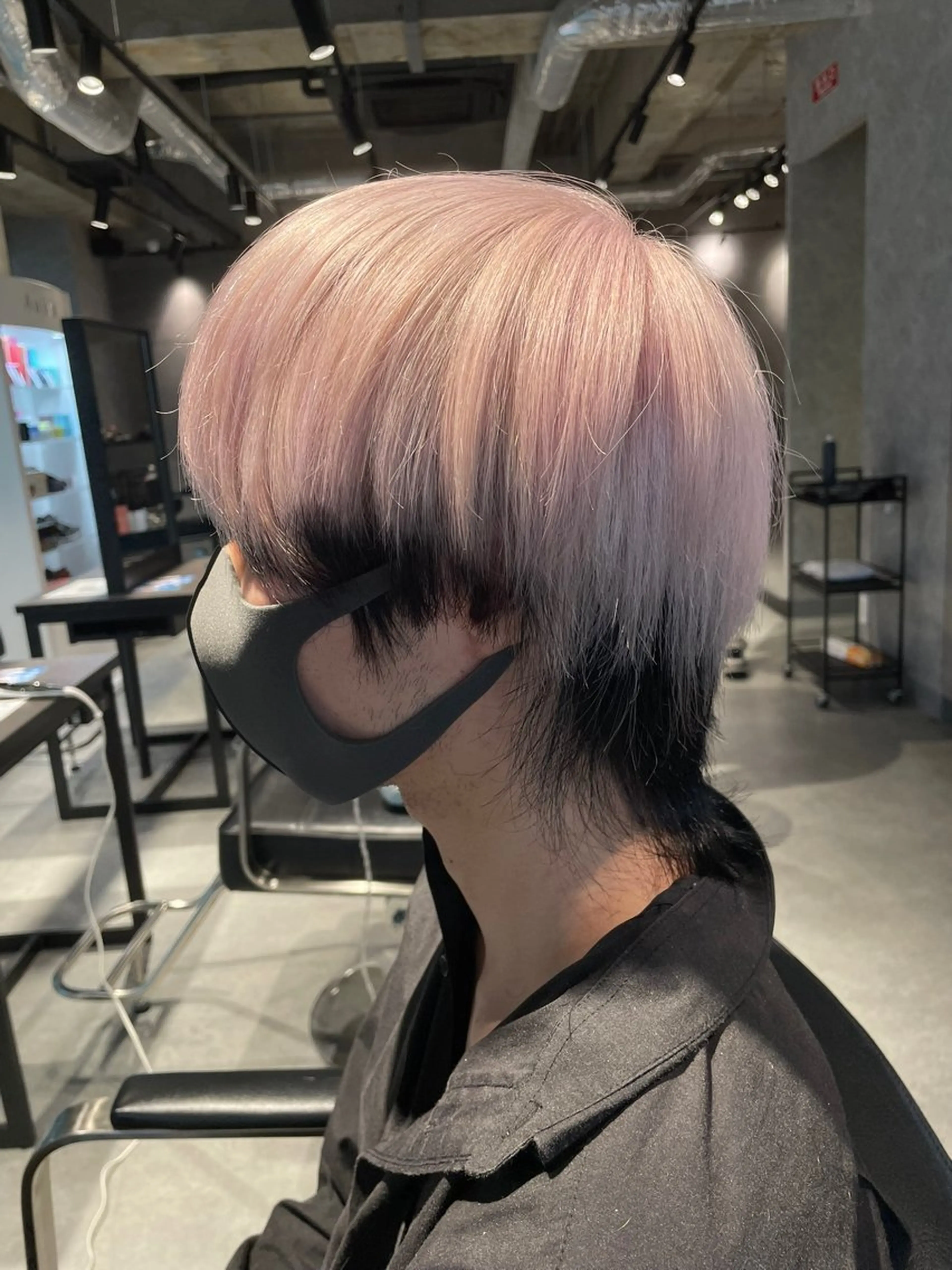 カラー メンズ 熊谷 真希のヘアスタイル