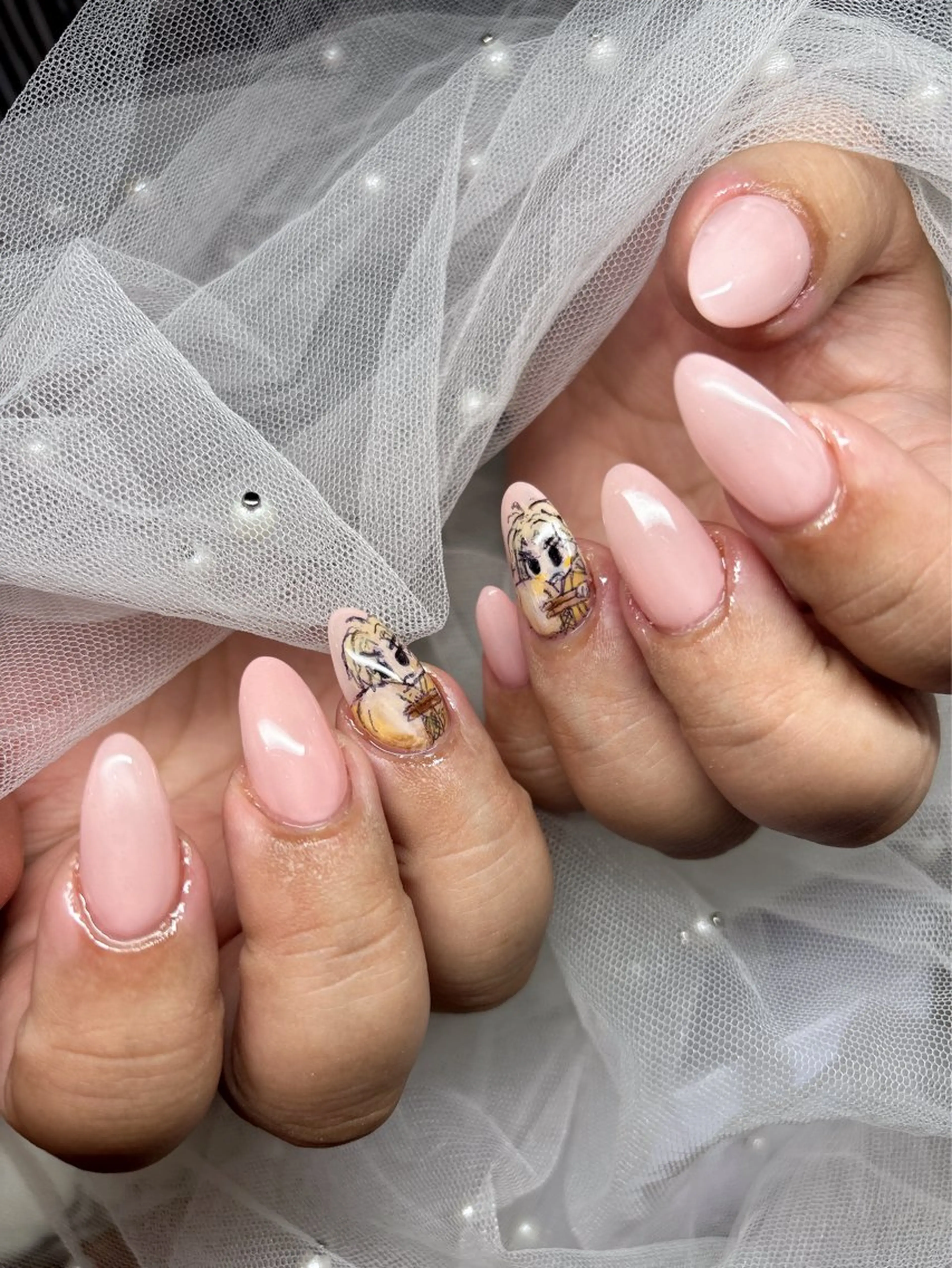 ネイル アートネイル ジェルネイル ロングネイル スカルプネイル シンプルネイル ハンドネイル happiness nailのネイルデザイン