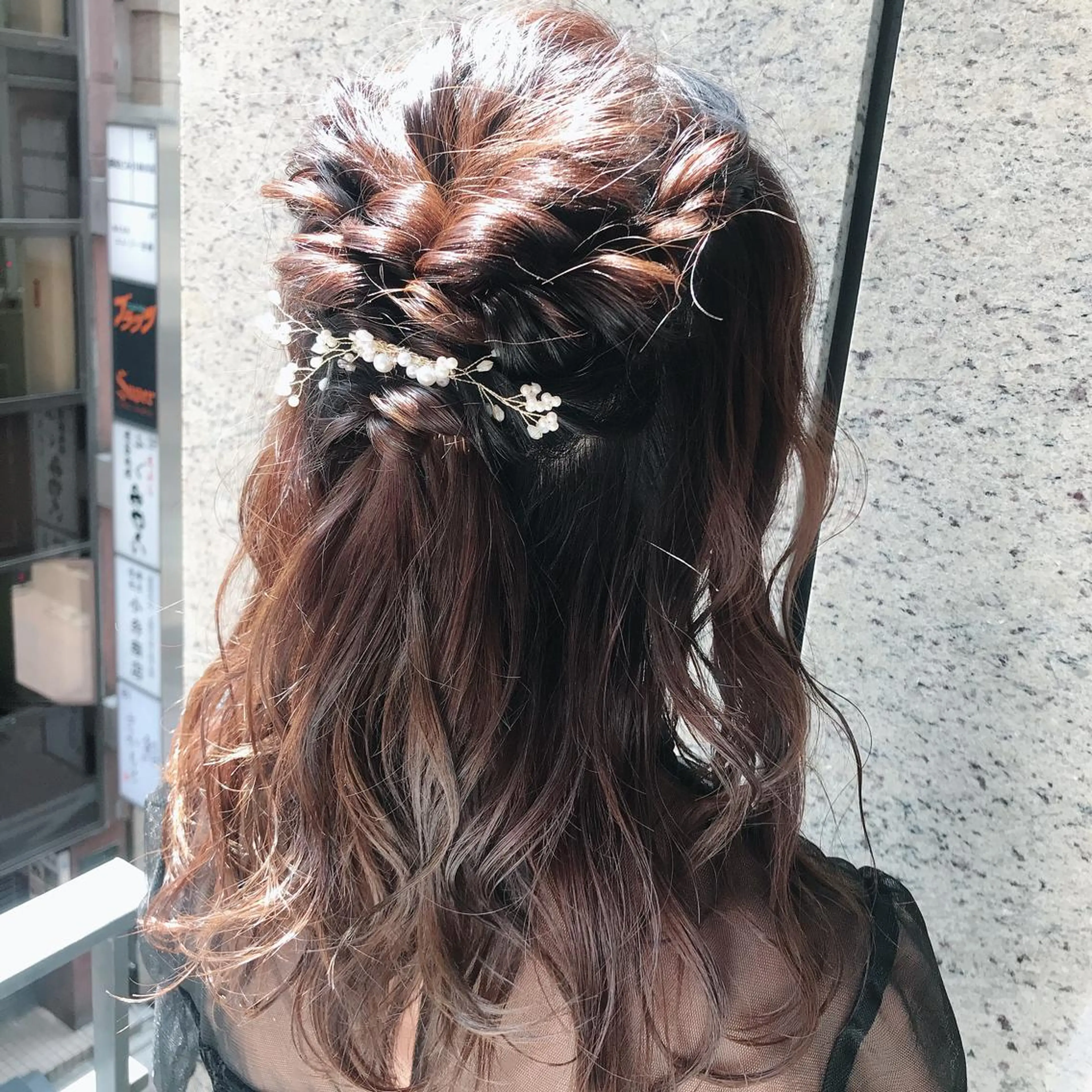 ヘアアレンジ ハーフアップ マンツーマン施術🫧 アレンジ/RINAのヘアスタイル