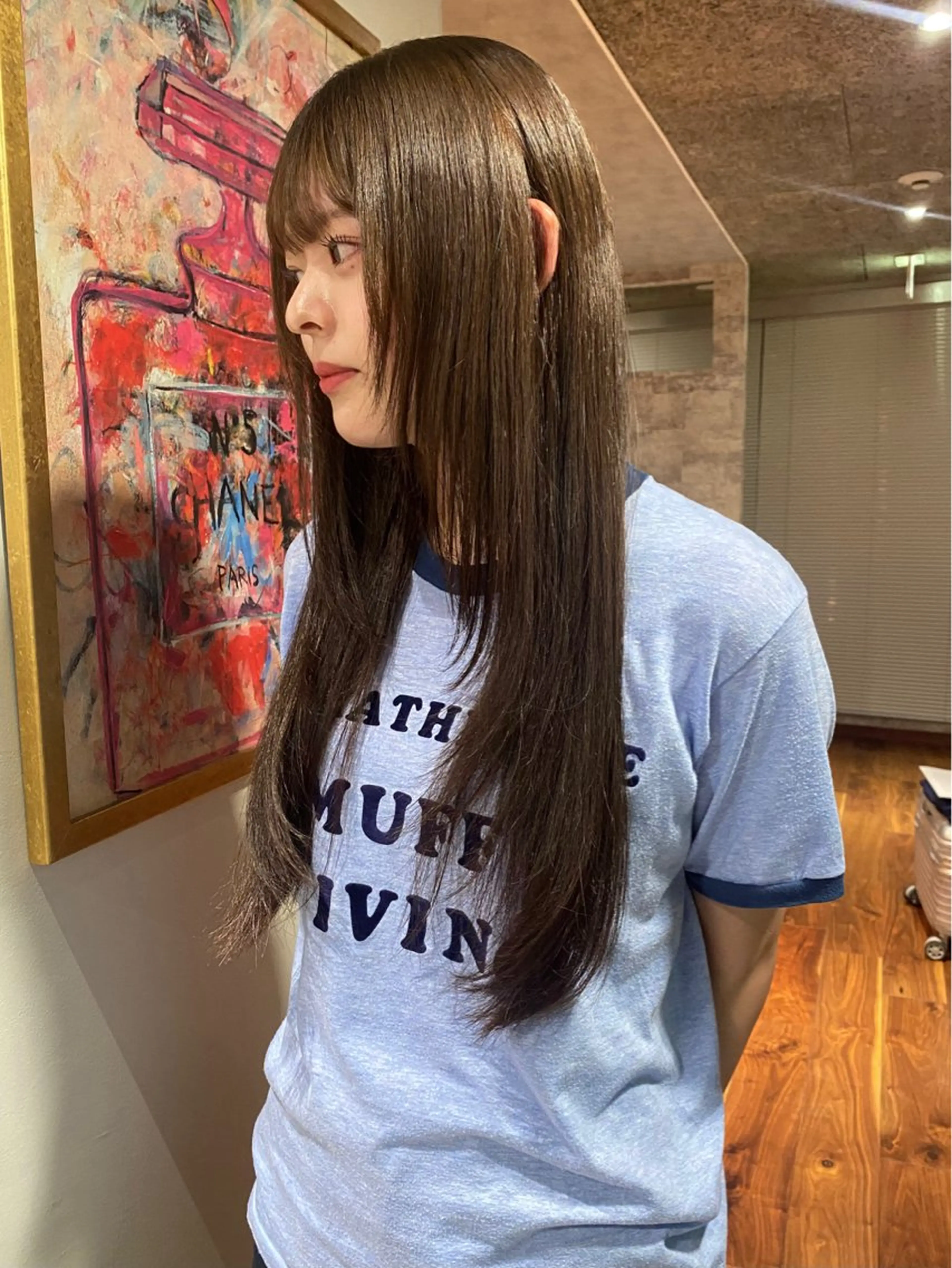 ロング カラー ブラウンカラー カット ヘアカラー トリートメント mai / linoah˚✧のヘアスタイル