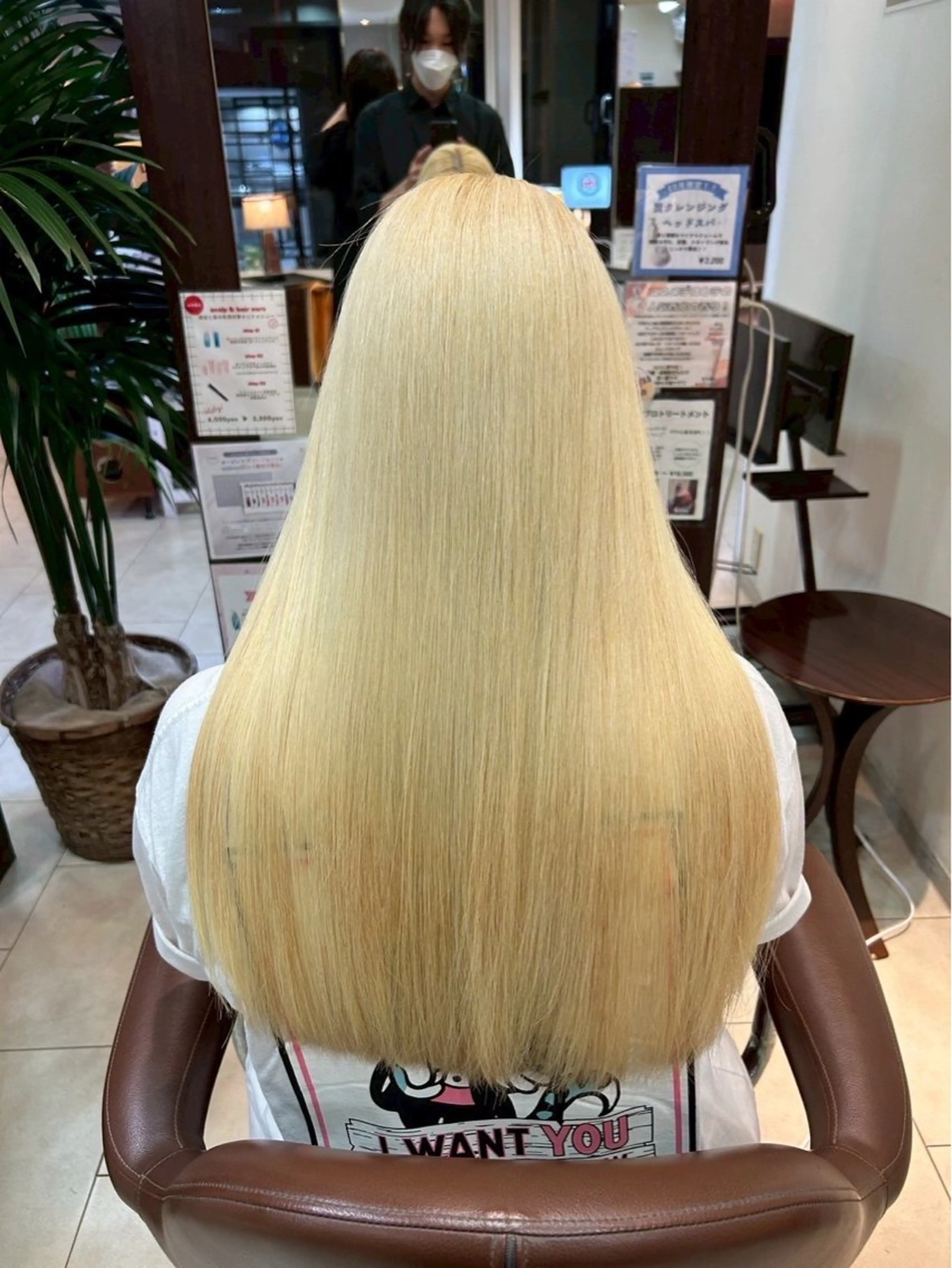 ロング ヘアカラー トリートメント brace 小笹花純のヘアスタイル