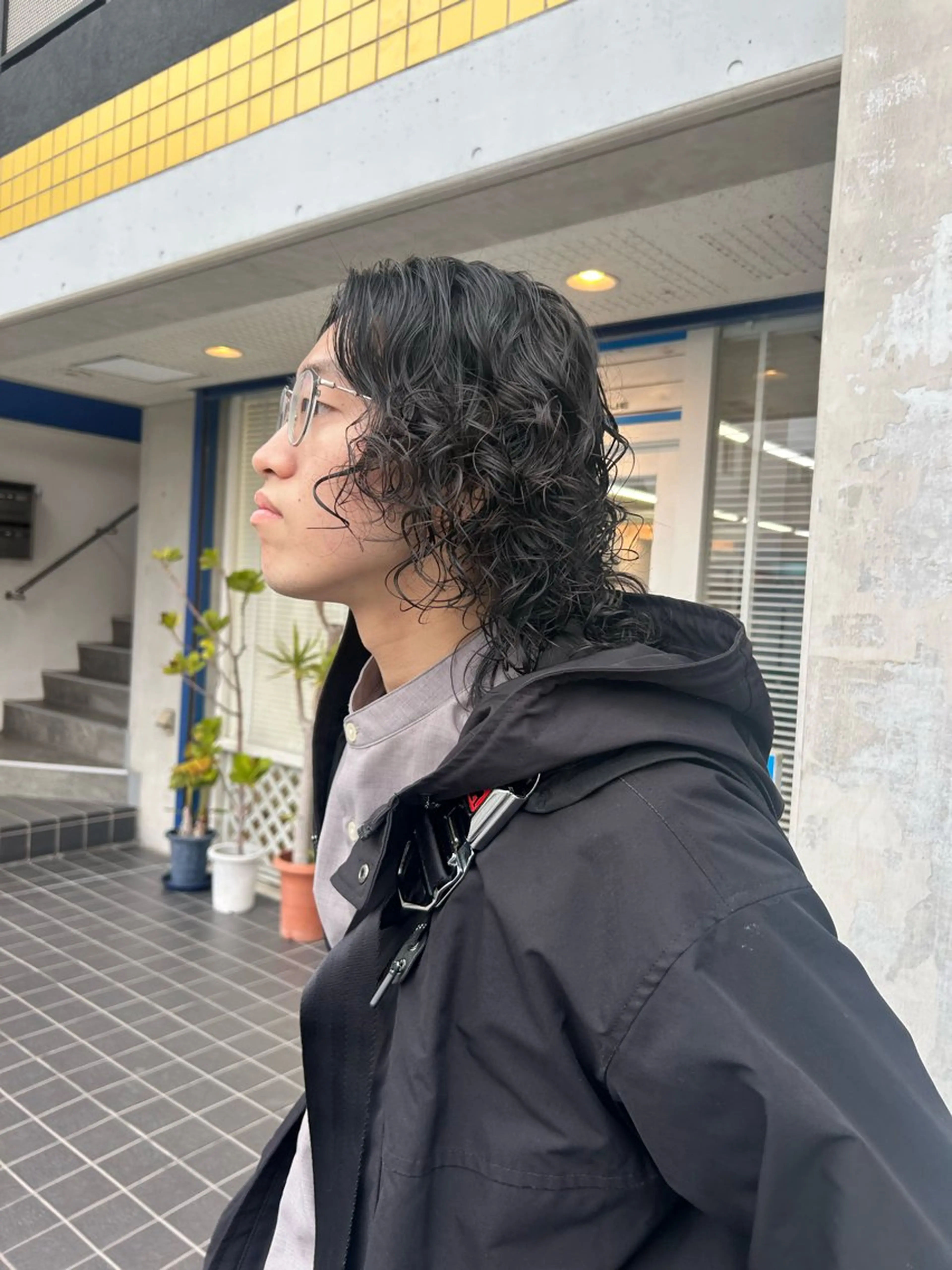 パーマ メンズ 韓国メンズ特化 パーマSatskiのヘアスタイル