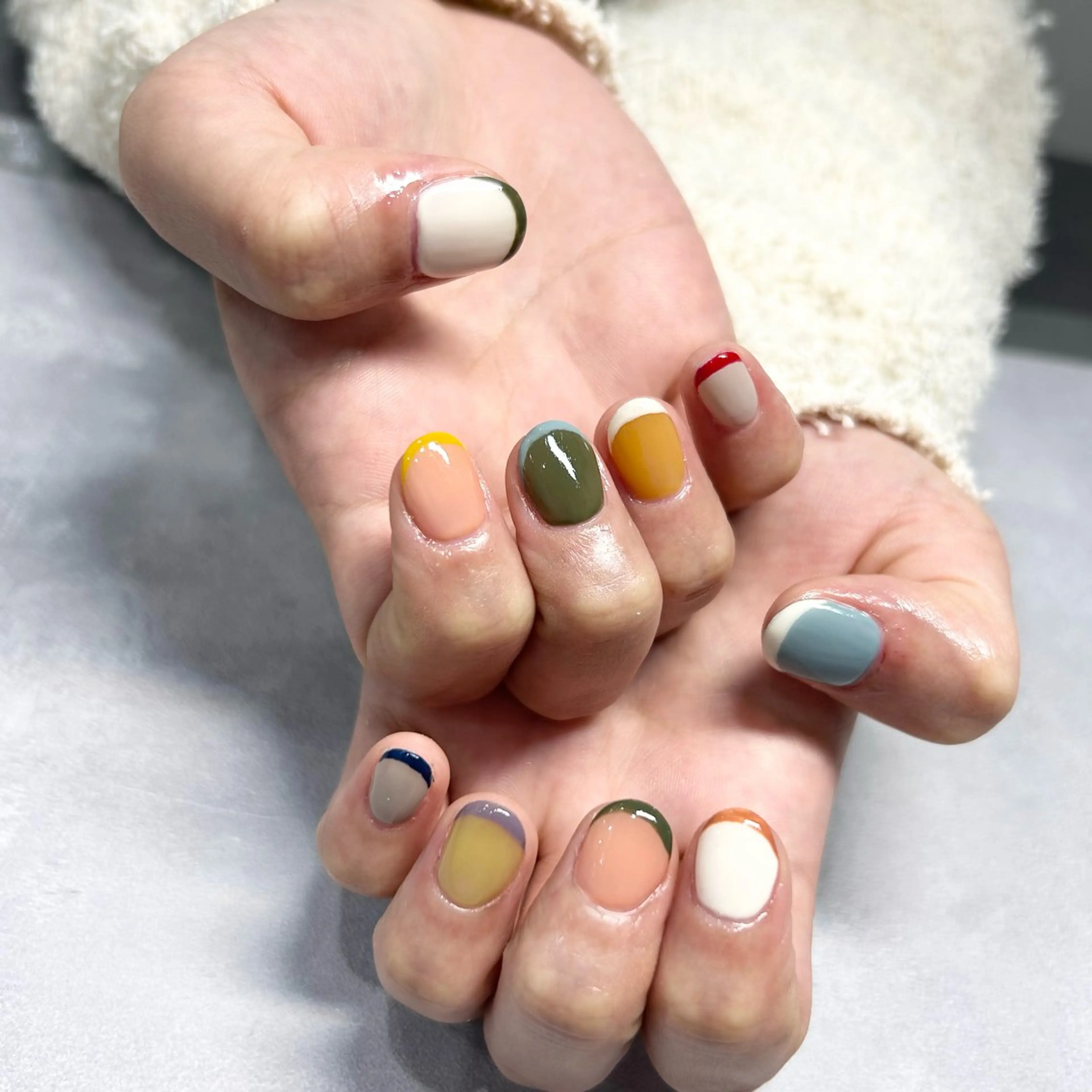 ネイル フレンチネイル nail salon BONはるのネイルデザイン