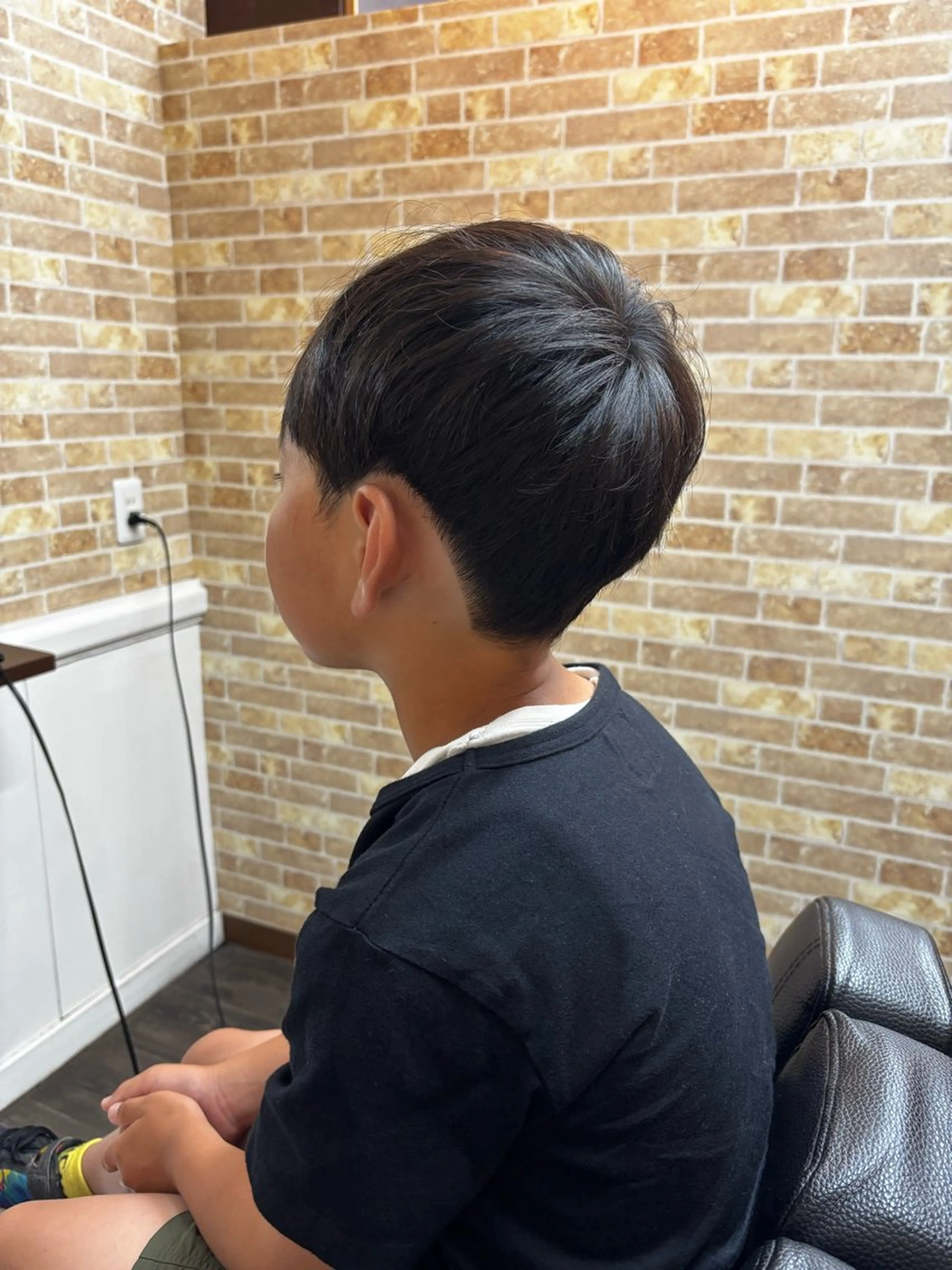 ミディアム キッズ カット 有松 奈津樹のヘアスタイル