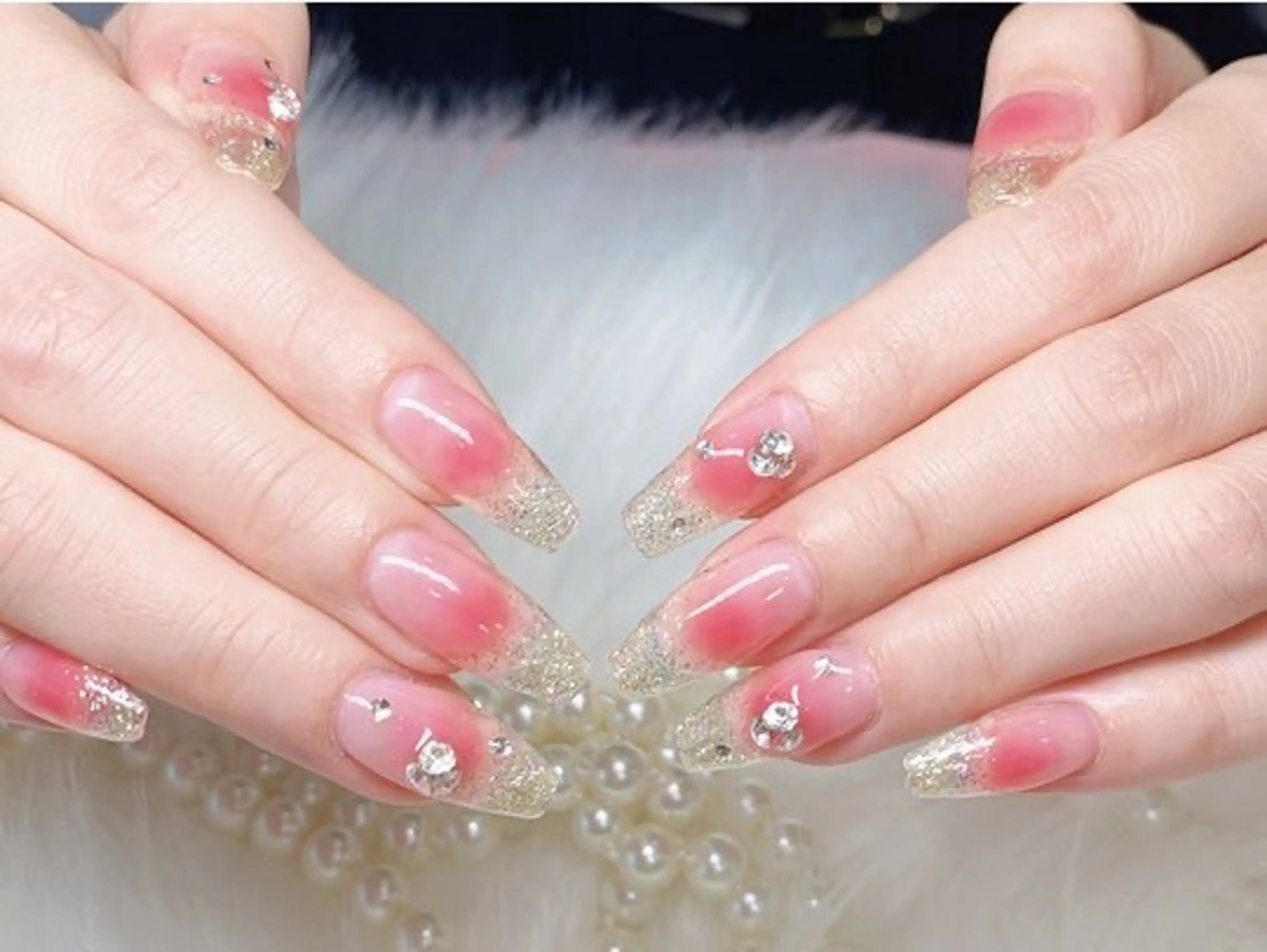 ネイル チークネイル マグネットネイル Le'a シズカのネイルデザイン